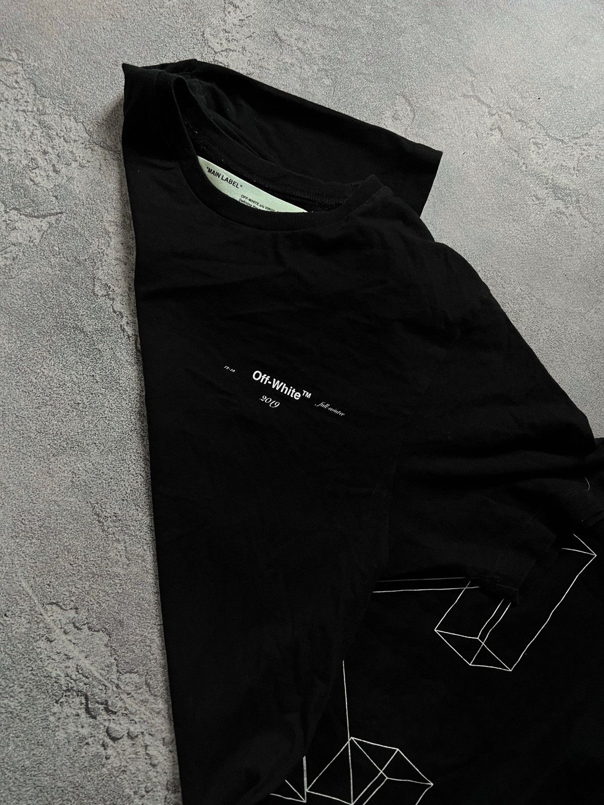 Off-White Off-White Washed Black 3D Arrows Big Logo T-Shirt Size S Size US S / EU 44-46 / 1 - 4 Thumbnail