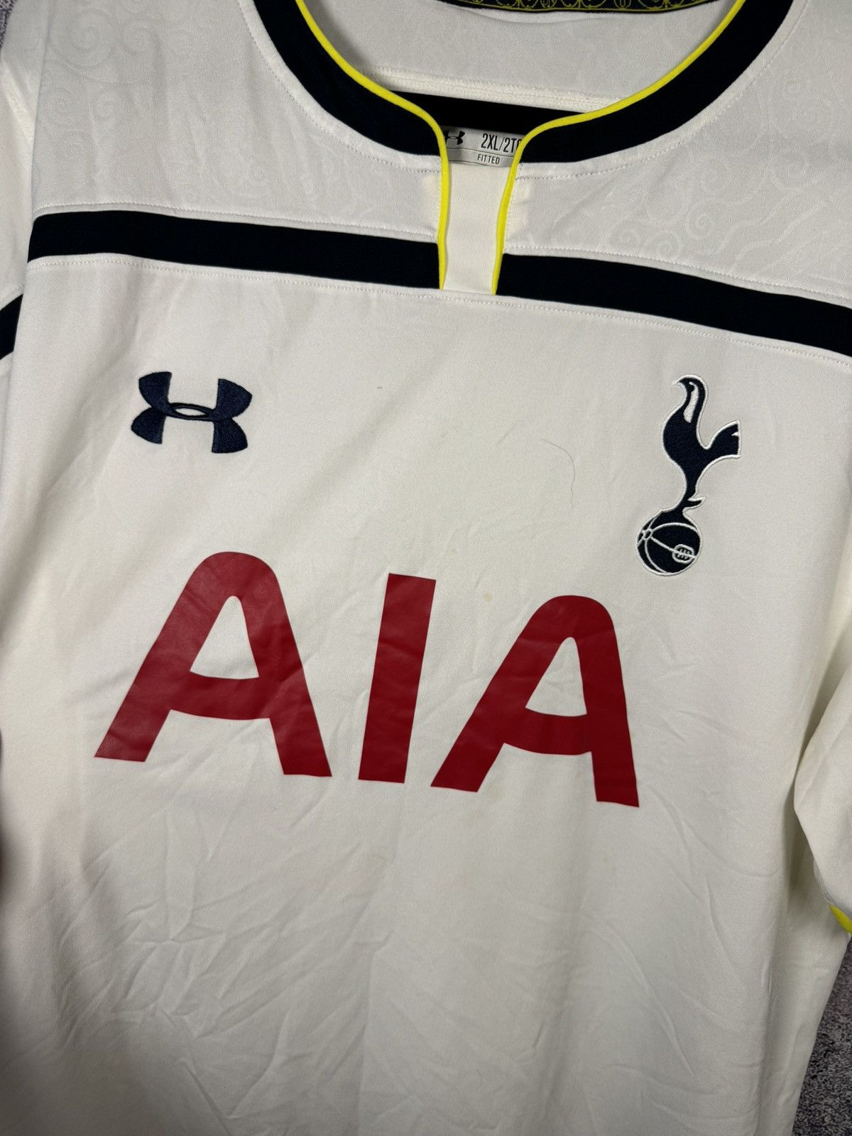 Under Armour × Vintage Vintage Tottenham 2014/15 Under Armour Soccer Jersey Size US XXL / EU 58 / 5 - 9 Thumbnail