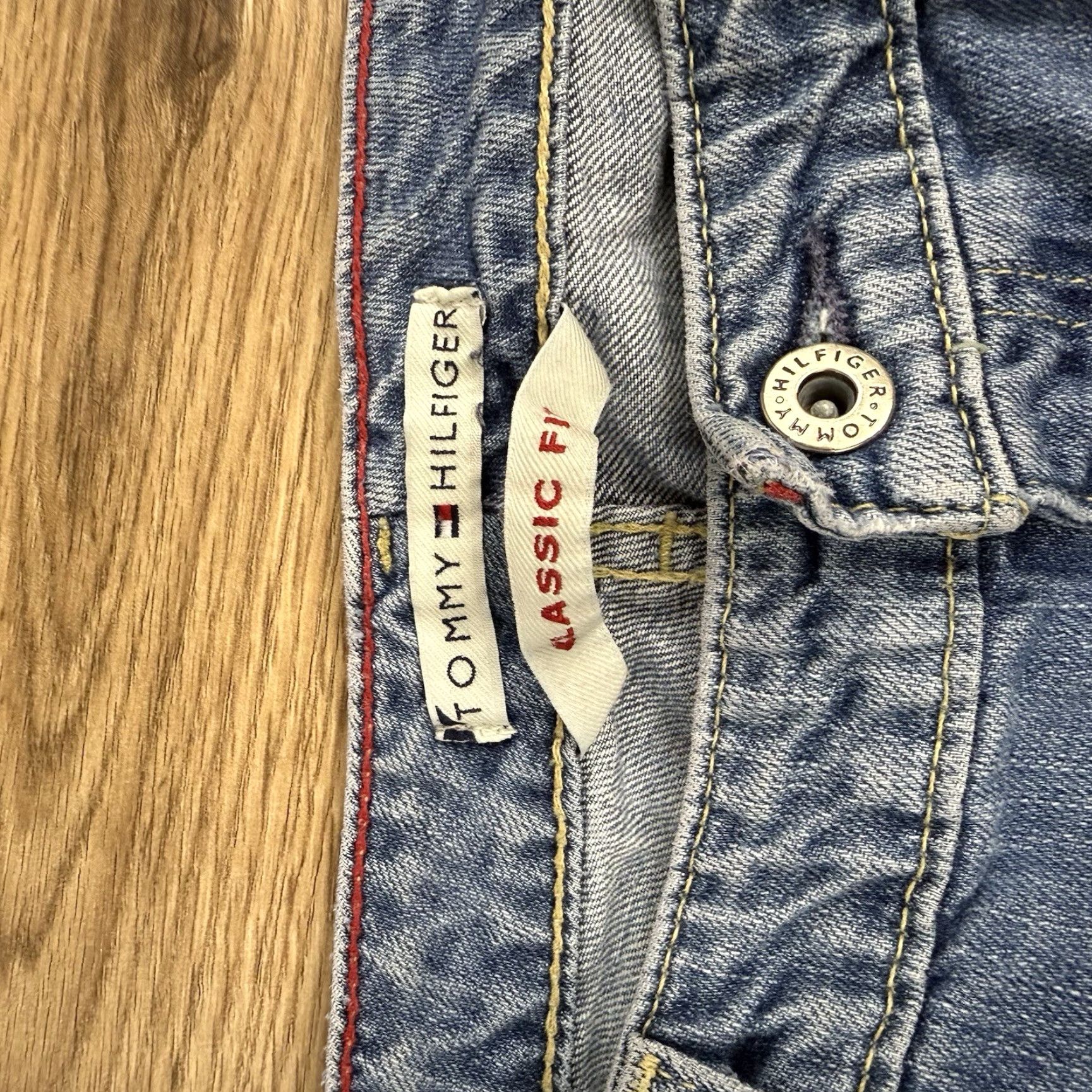 Tommy Hilfiger VINTAGE Tommy Hilfiger Classic Fit Jeans Women’s 10 Regular 31.5in Inseam High Rise Blue Straight 10 Size 32" / US 10 / IT 46 - 2 Thumbnail