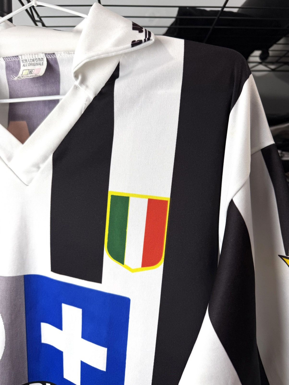 Vintage Rare 1990’s Vintage Juventus Zidane Soccer Jersey T Shirt Size US XL / EU 56 / 4 - 5 Thumbnail
