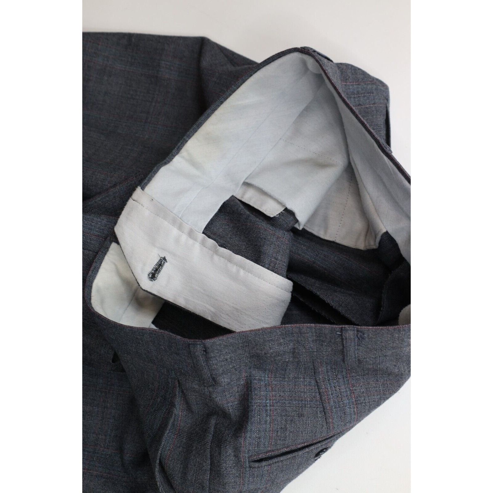 Vintage Vintage 70s Streetwear 2 Piece Wool Plaid Suit Wedding Size 40R - 14 Thumbnail