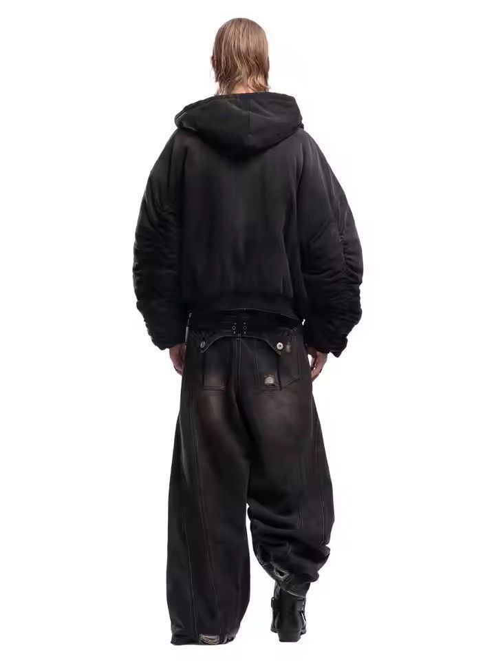 Japanese Brand Reversible Oversized Camo & Black Puffer Hoodie Size US S / EU 44-46 / 1 - 5 Thumbnail
