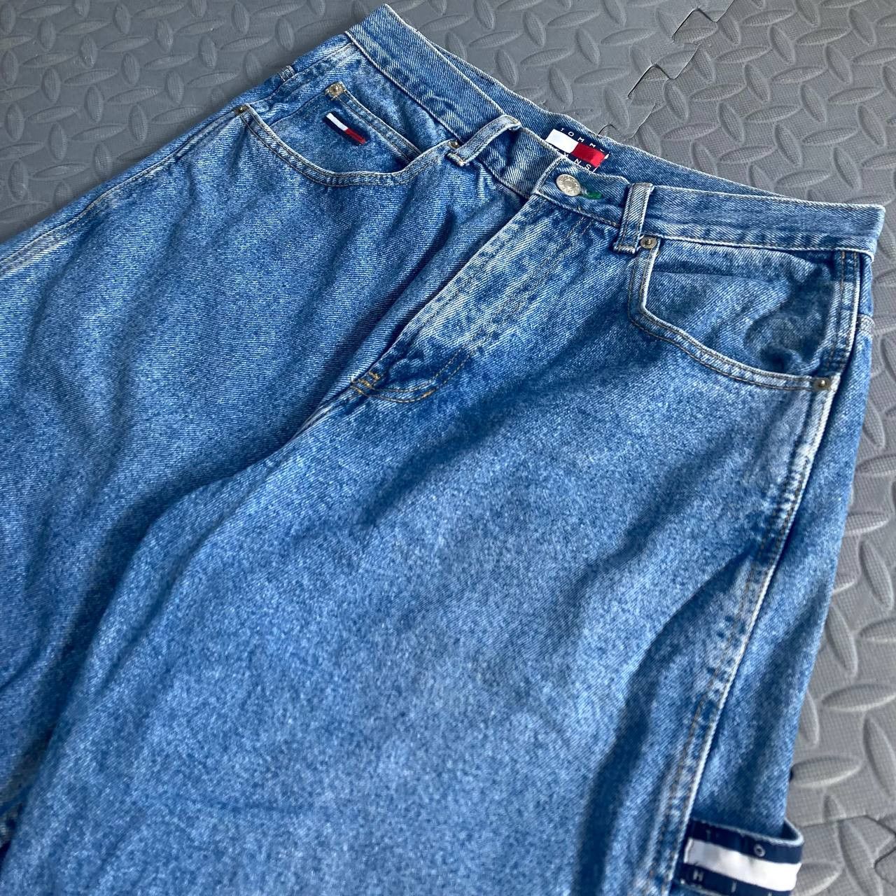 Tommy Jeans Vintage Y2k Carpenter Jorts Size US 30 / EU 46 - 5 Thumbnail
