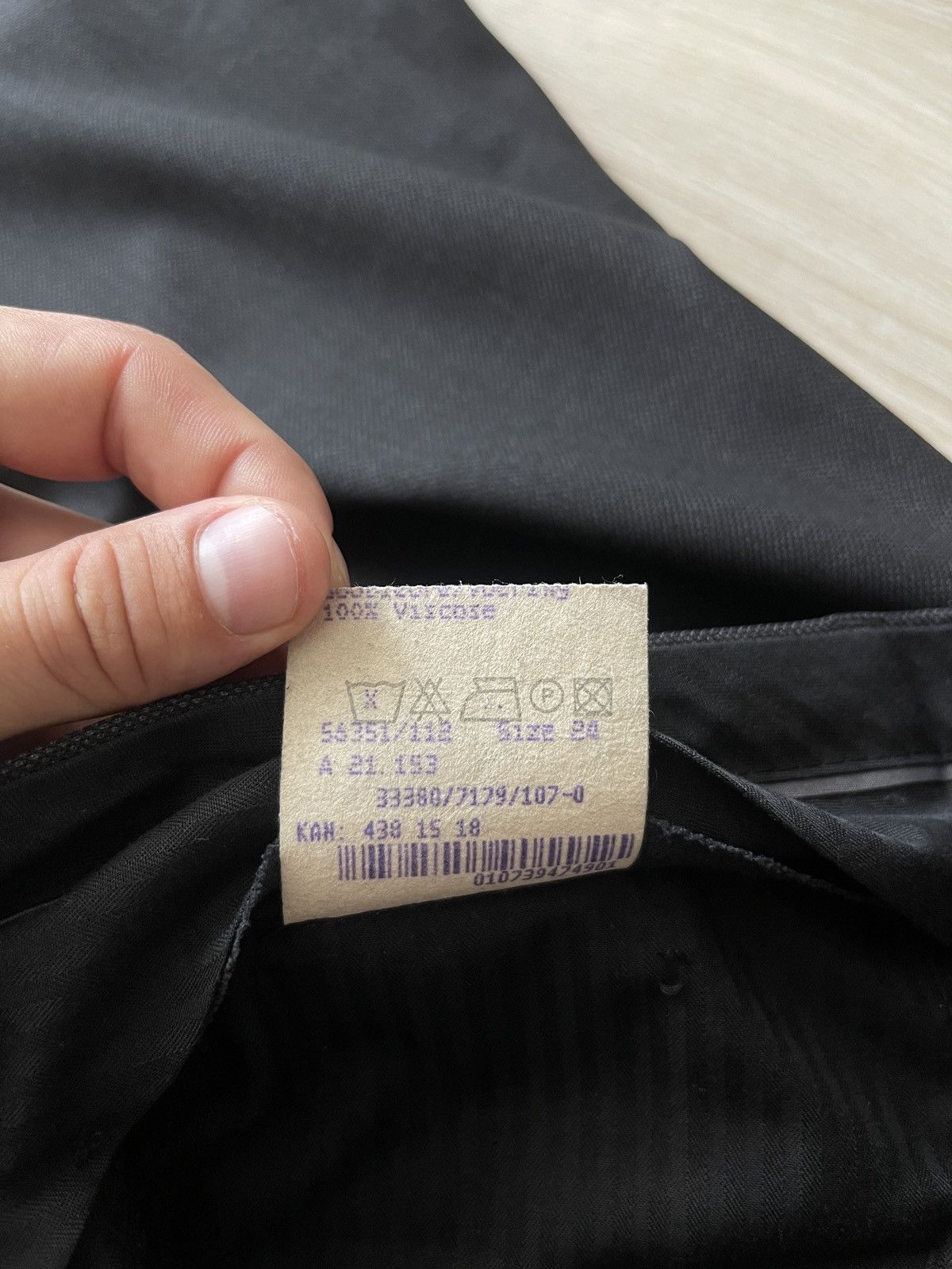 Yves Saint Laurent Vintage yves saint laurent trousers wool pants size M Size 38R - 9 Thumbnail