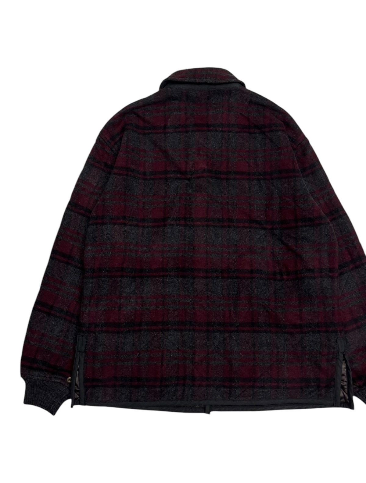 Alfred Dunhill 🔥VINTAGE ALFRED DUNHILL PLAID WOOL BOMBER JACKET Size US M / EU 48-50 / 2 - 9 Thumbnail