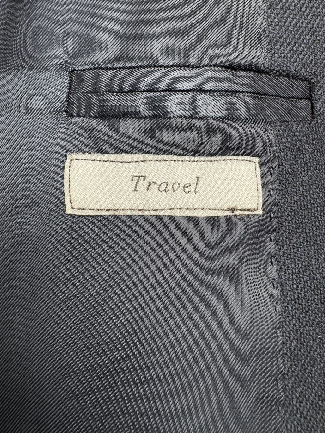 Canali Canali Travel dark blue wool 2 button blazer sport coat Size 48R - 9 Thumbnail
