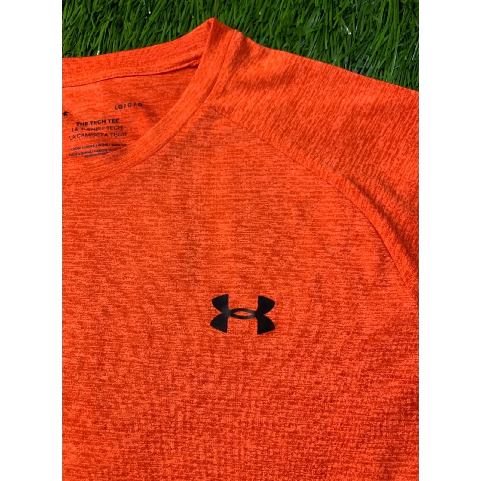 Under Armour UNDER ARMOUR TECH TEE Shirt Men L Orange 2021 Jersey Short Sleeve Crew Neck Loose Fit Size US L / EU 52-54 / 3 - 3 Thumbnail