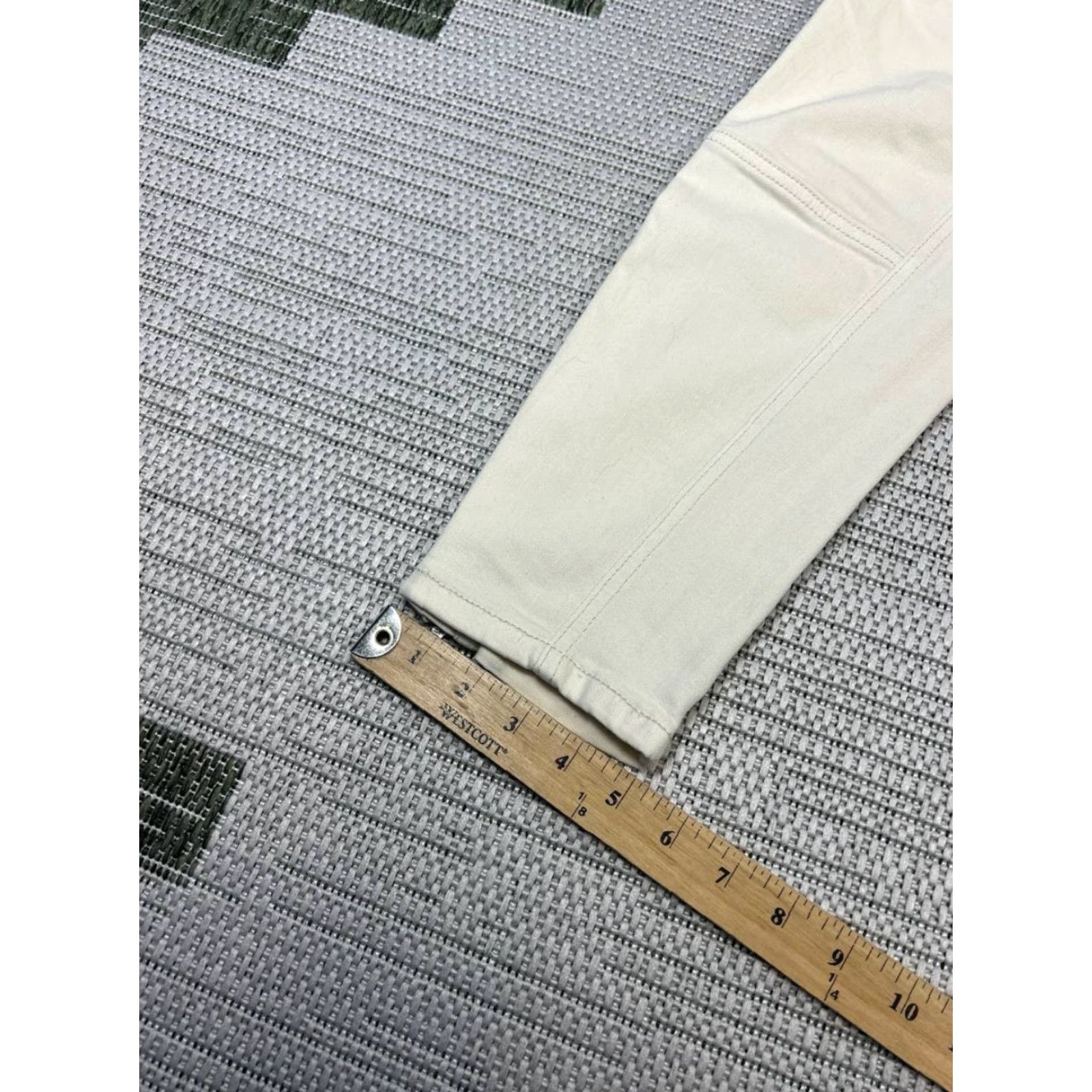 Banana Republic Banana Republic Jeans Women Mid Rise Skinny White Denim 30x26 Regular 5-Pocket Cotton Spandex Denim Zip Button Pants Classic Outdoor Mens Womens Girls Size 30" / US 8 / IT 44 - 4 Thumbnail