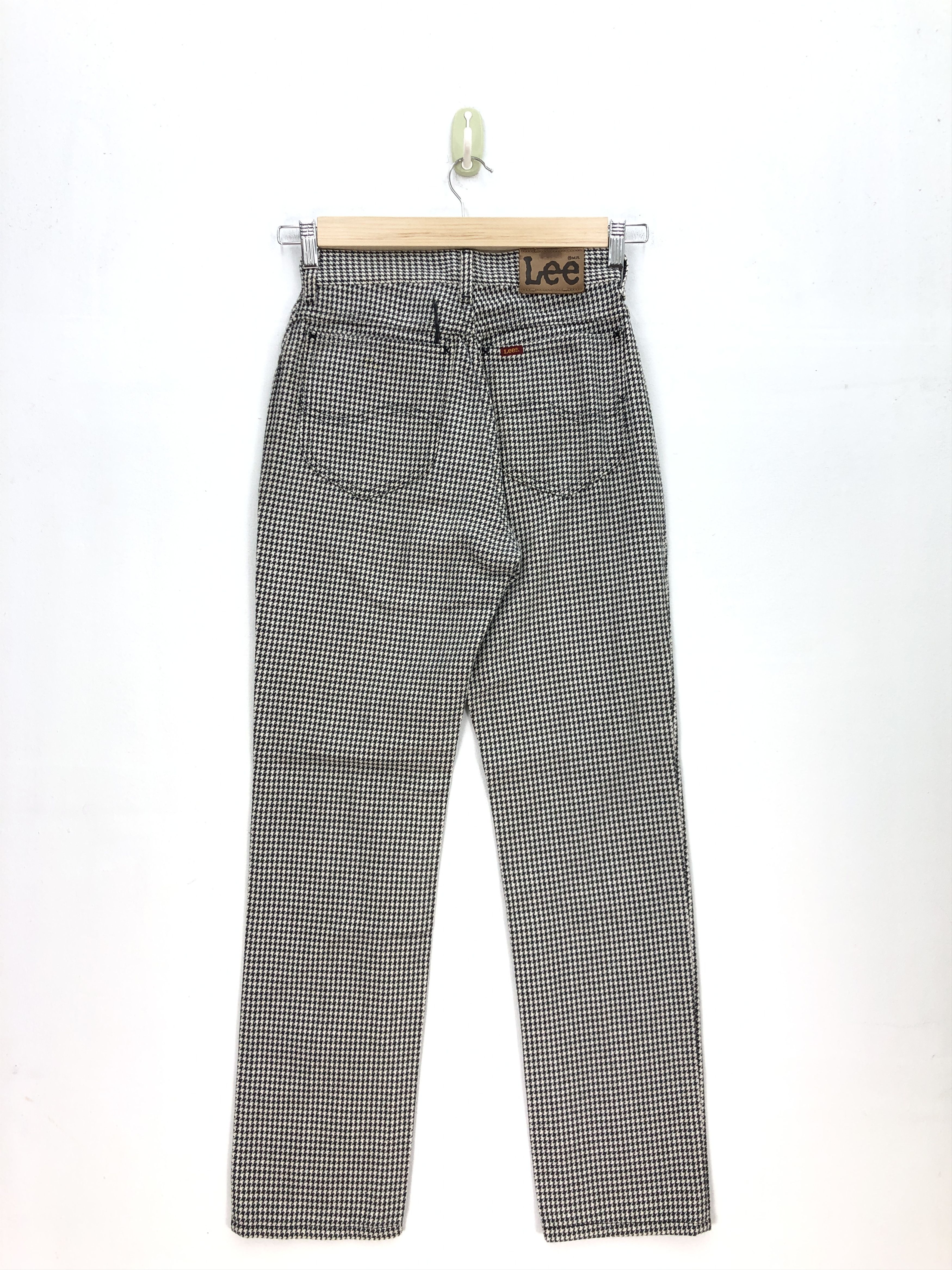 Lee Vintage 90s Lee Jeans Lee Houndstooth Lee Riders Pants Size 26" / US 2 / IT 38 - 2 Thumbnail