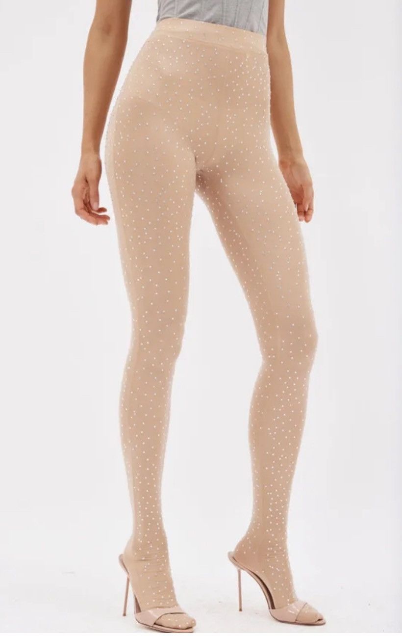 Alex Perry Alex Perry crystal embellished leggings Size 27" / US 4 / IT 40 - 5 Thumbnail