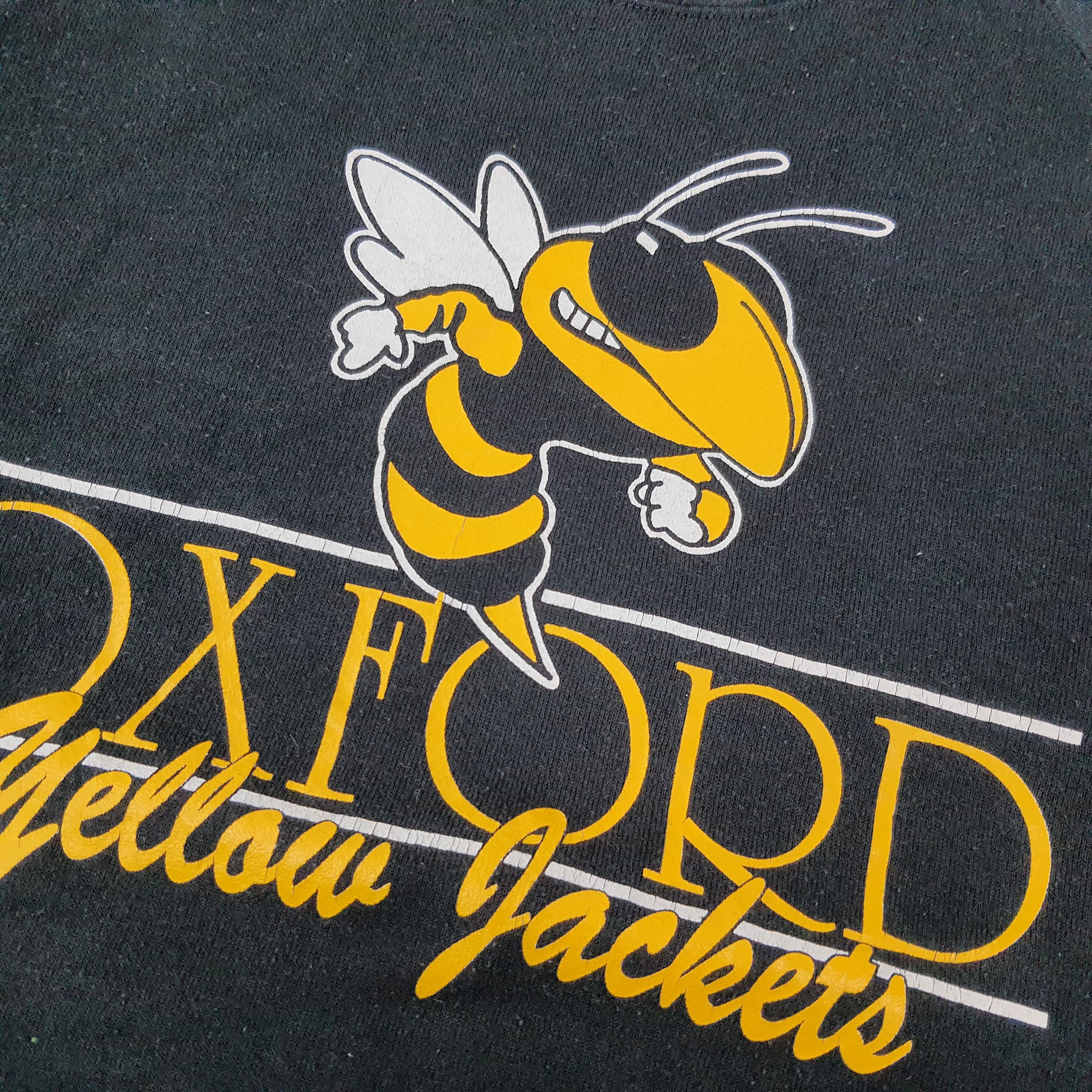 NFL Vintage Oxford Yellow Jacket Sweatshirt C227N6 Size US M / EU 48-50 / 2 - 2 Thumbnail