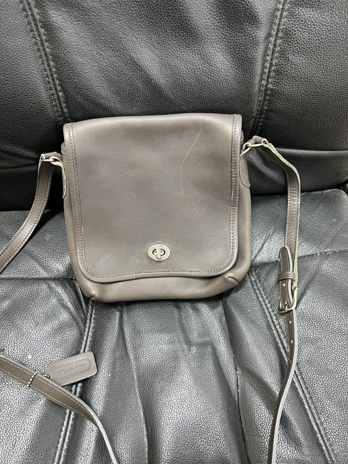 Coach Grey crossbody bag Size ONE SIZE - 4 Thumbnail