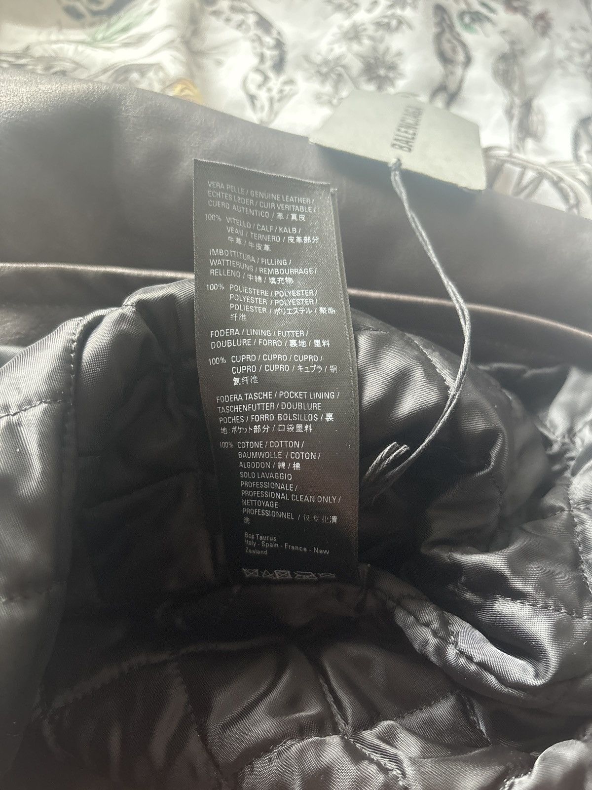 Balenciaga Balenciaga Unifit dirty calf crinkle leather jacket Size US M / EU 48-50 / 2 - 12 Thumbnail