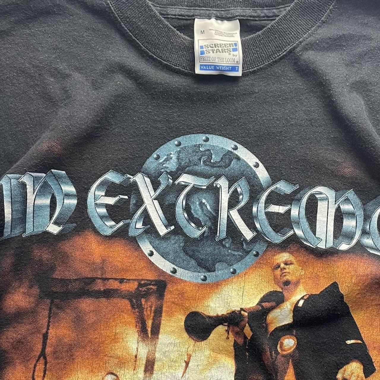 Band Tees 🌹💫1990S IN EXTREMO TOUR T SHIRT VINTAGE MERCH METAL ROCK Size US M / EU 48-50 / 2 - 5 Thumbnail