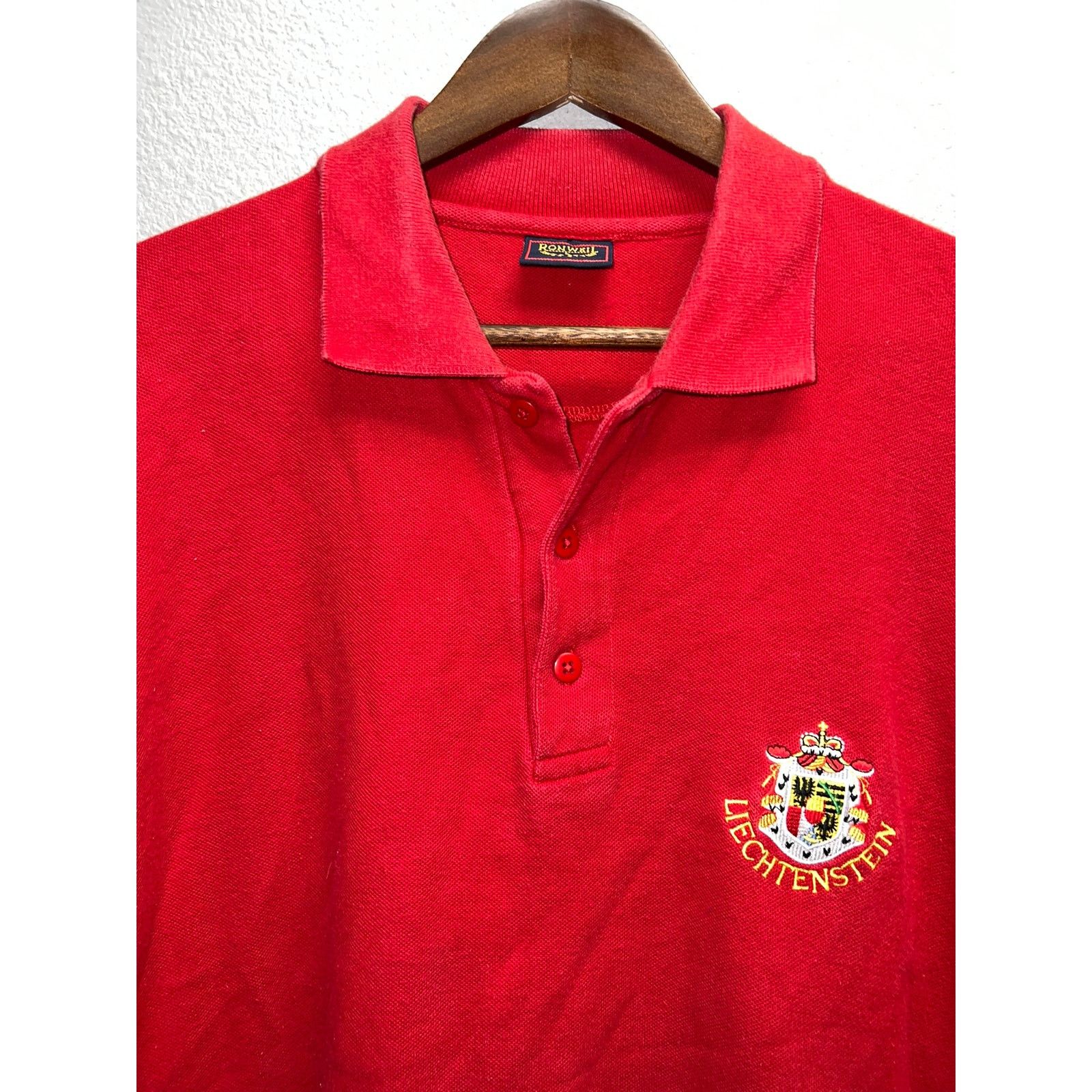 Vintage Vintage Liechtenstein Polo Shirt Ronwell Short Sleeve Tee L Size US L / EU 52-54 / 3 - 2 Thumbnail