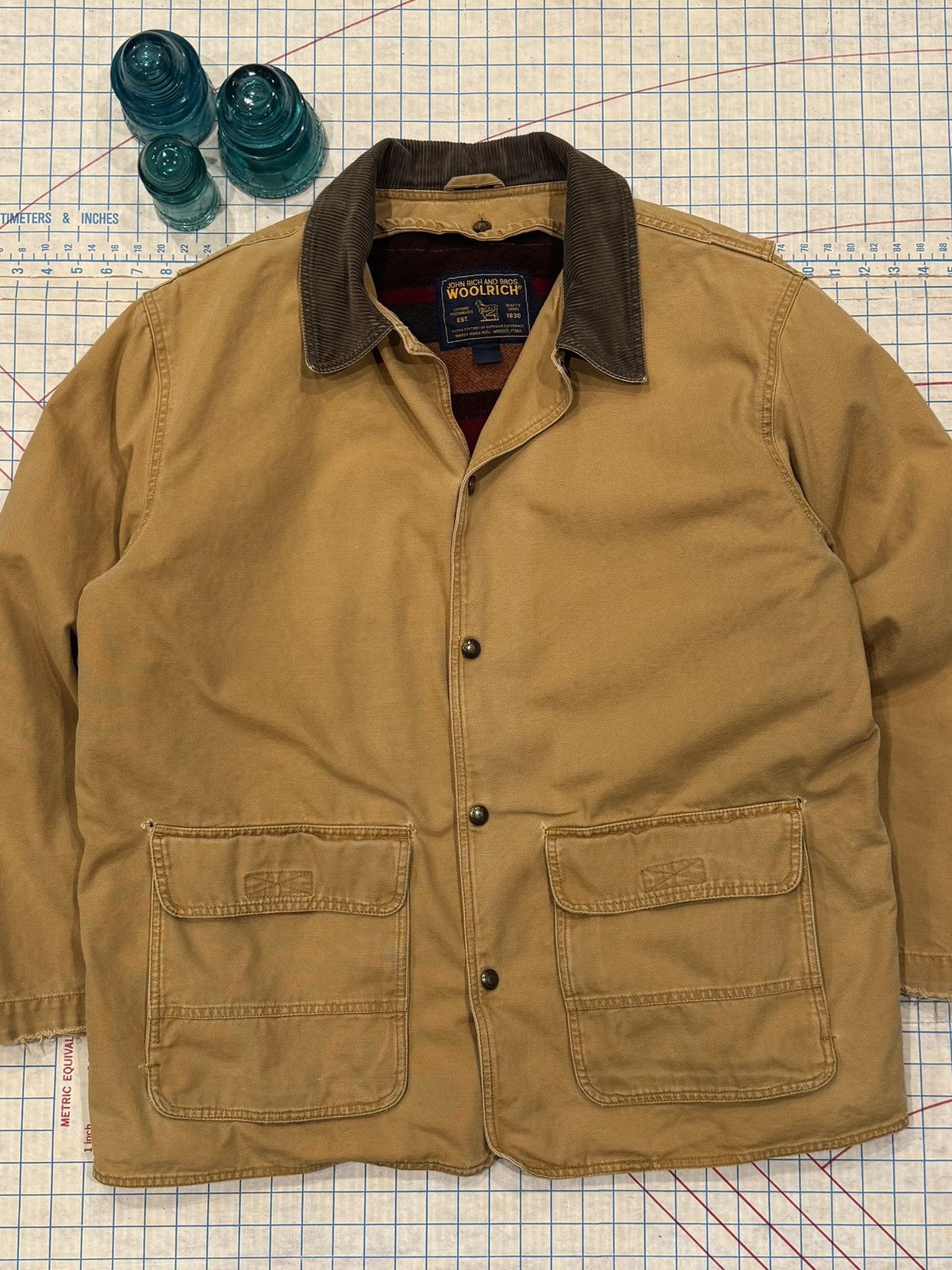 Woolrich Woolen Mills Vintage Woolrich Chore Coat / Barn Jacket With Blanket Liner Size US XL / EU 56 / 4 - 3 Thumbnail