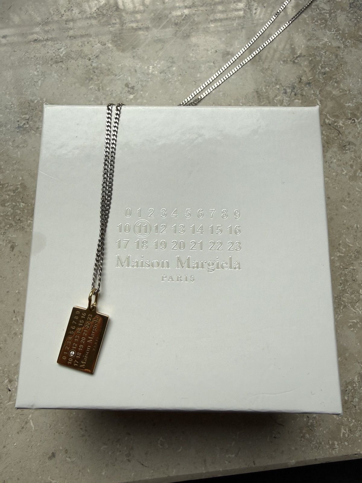 Maison Margiela Maison Margiela Diamond Necklace Size ONE SIZE - 1 Thumbnail