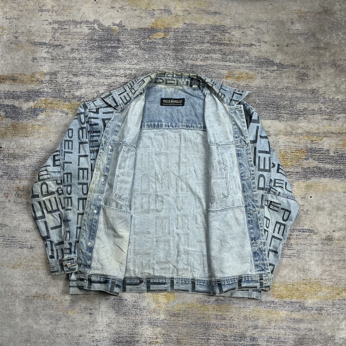 Pelle Pelle Vintage 90s Pelle Pelle Marc Buchanan overprint denim jacket Size US XL / EU 56 / 4 - 9 Thumbnail