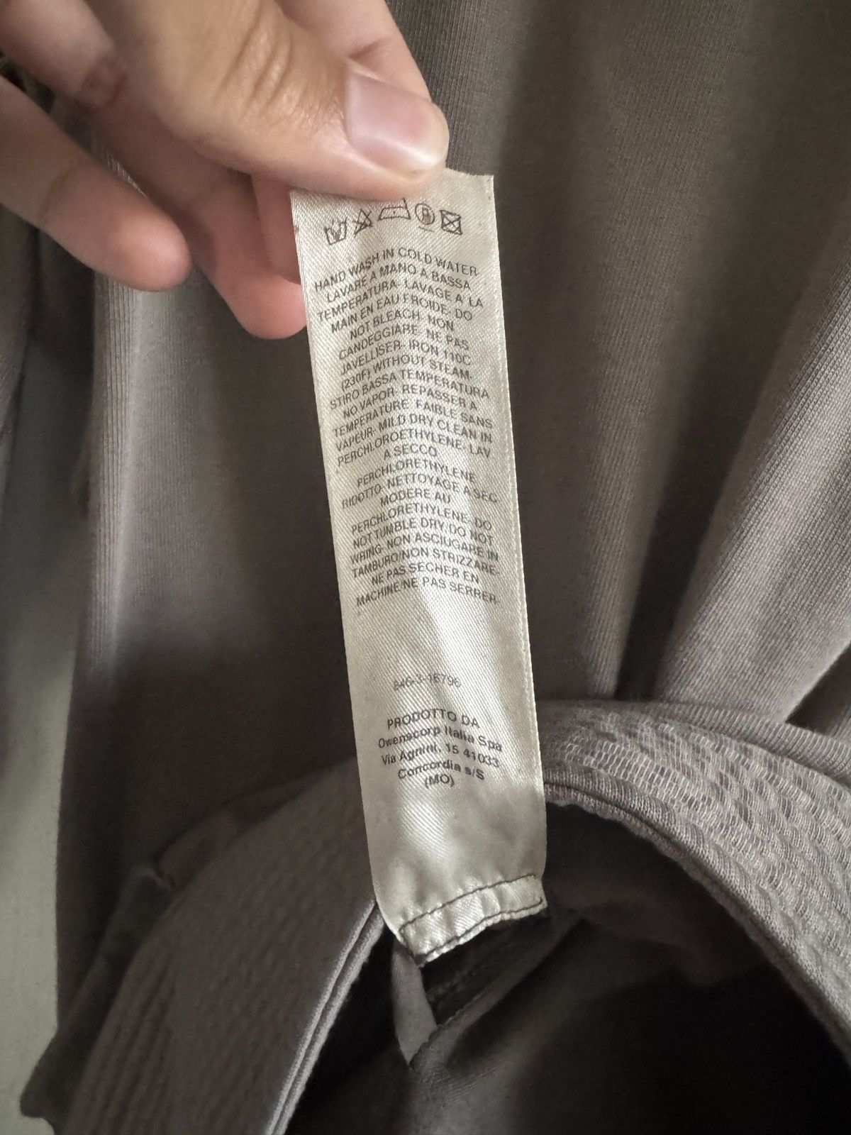 Rick Owens Drkshdw Rick Owens DRKSHDW Dust Asymmetrical Hem Sweatshirt Size US M / EU 48-50 / 2 - 4 Thumbnail