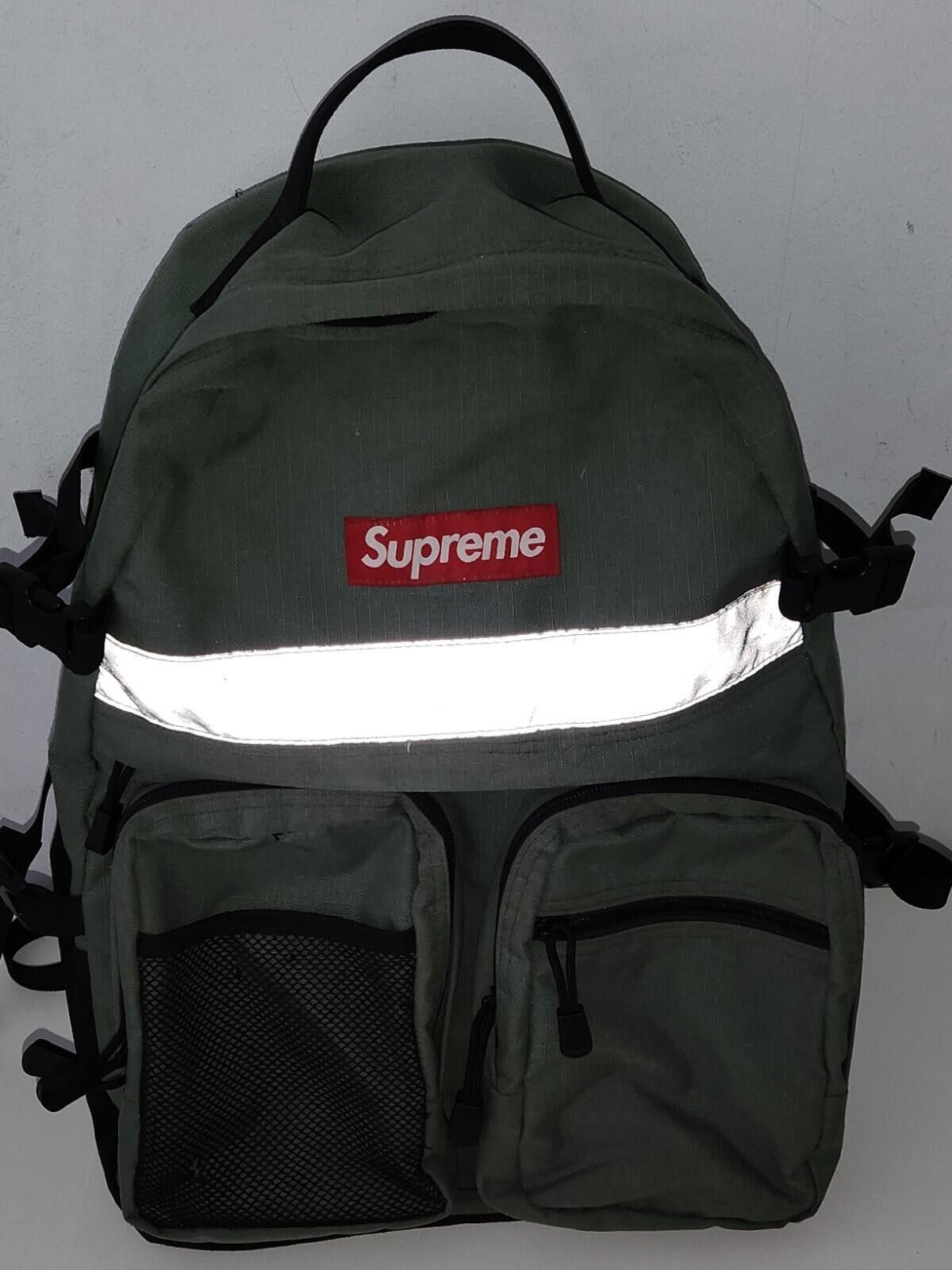 Supreme Supreme FW14 Hi-Vis Backpack 3M Cordura Bag Olive | Grailed
