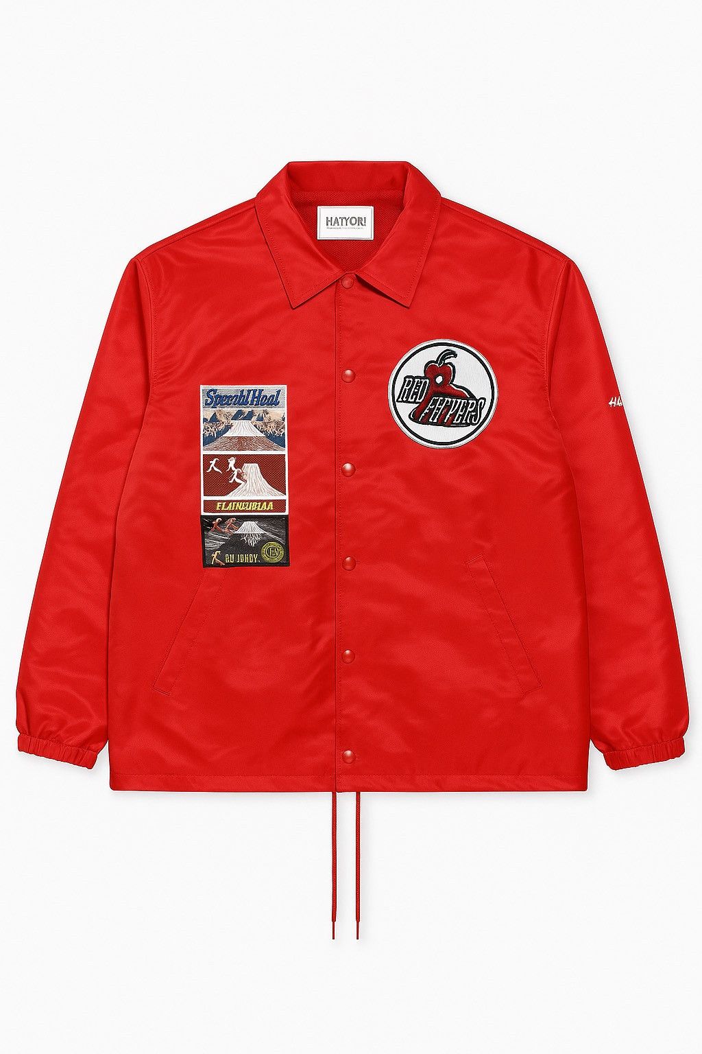 Japanese Brand Vintage Hattori Red Peppers Fujinohana Coach Jacket Japan Size US S / EU 44-46 / 1 - 2 Thumbnail
