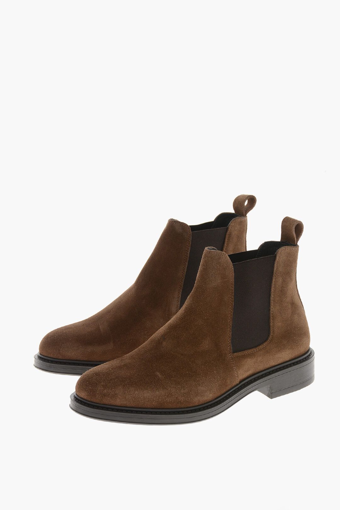 og1mm0226 Suede Chelsea Boots in Brown