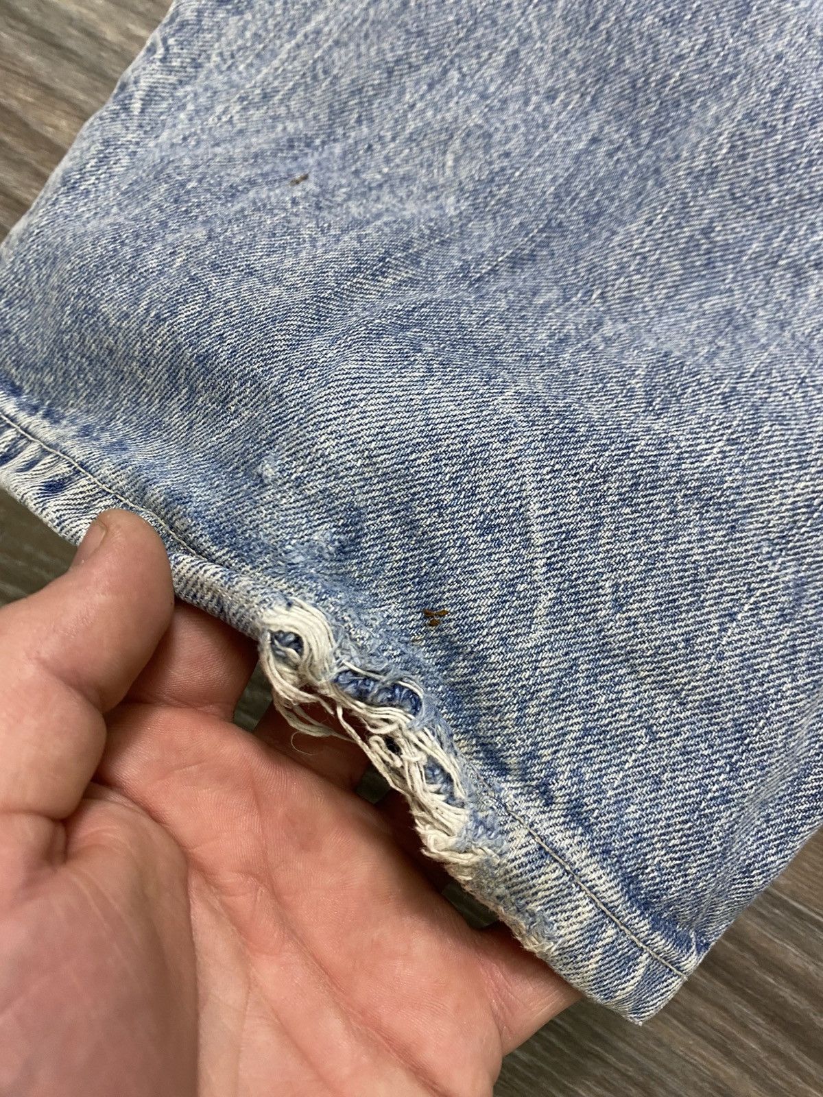 Japanese Brand × Vintage Distressed denim crash pants Y2K baggy Size US 28 / EU 44 - 13 Thumbnail