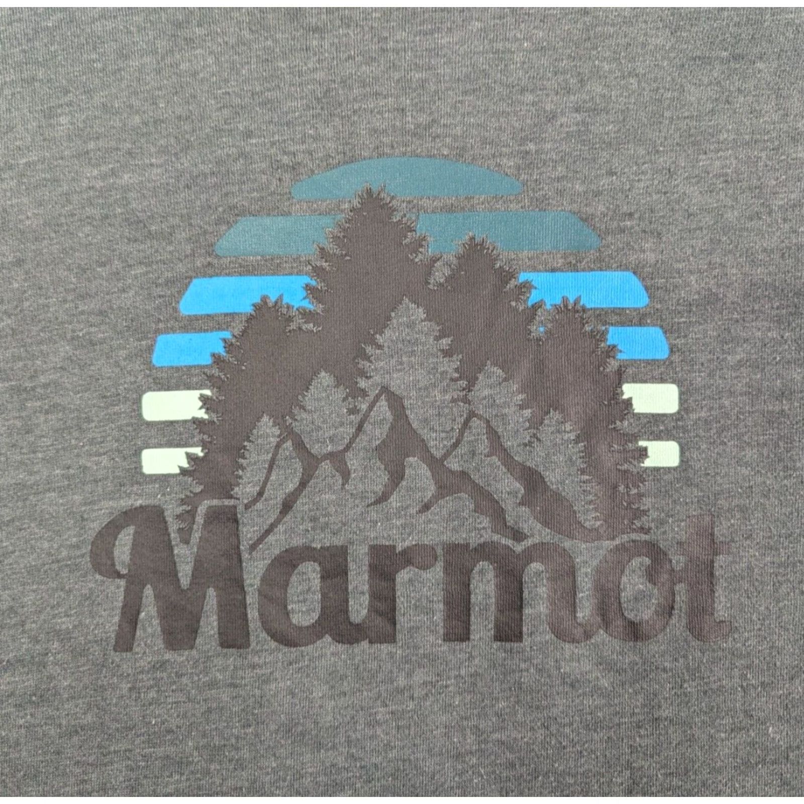 Marmot Marmot Mountain Logo Grey Sweater Hoodie Men Large Cotton Blend Logo Pullover Hooded All Seasons Outdoor Jacket? Size US L / EU 52-54 / 3 - 2 Thumbnail