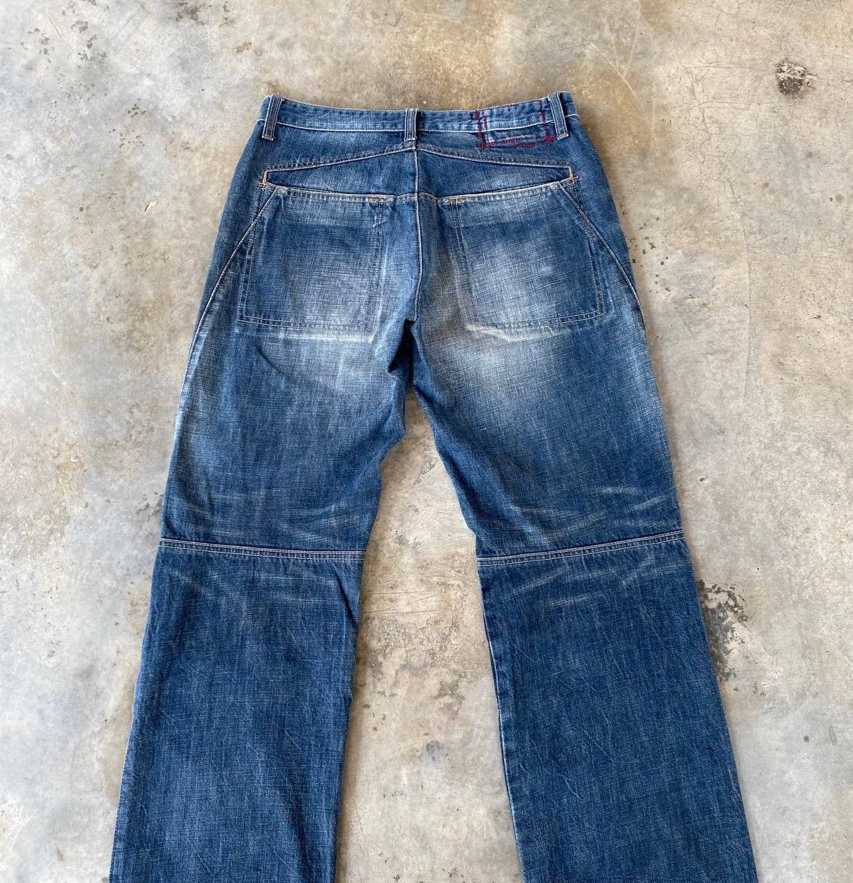 Marithe + Francois Girbaud Archival Marithé François Girbaud Panelled Technical Denim Size US 31 - 14 Thumbnail