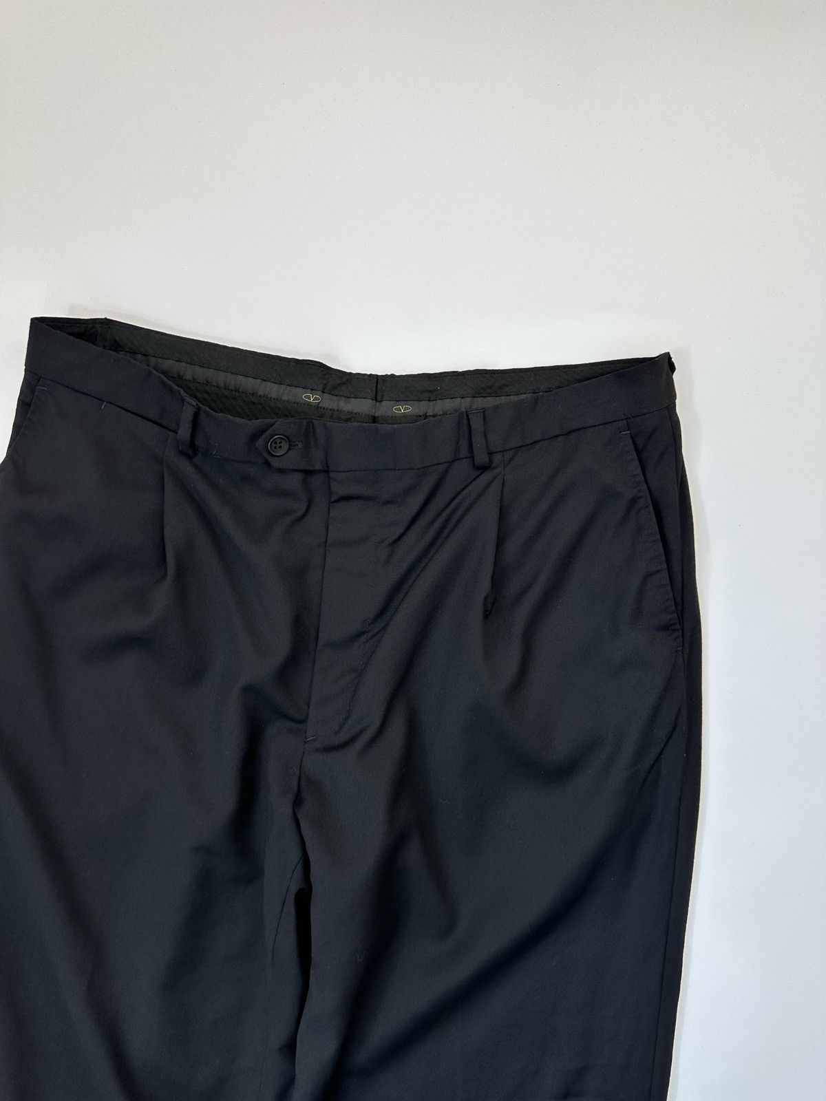Valentino Vintage Valentino Casual Wool Pants Men's Black Size US 35 - 5 Thumbnail