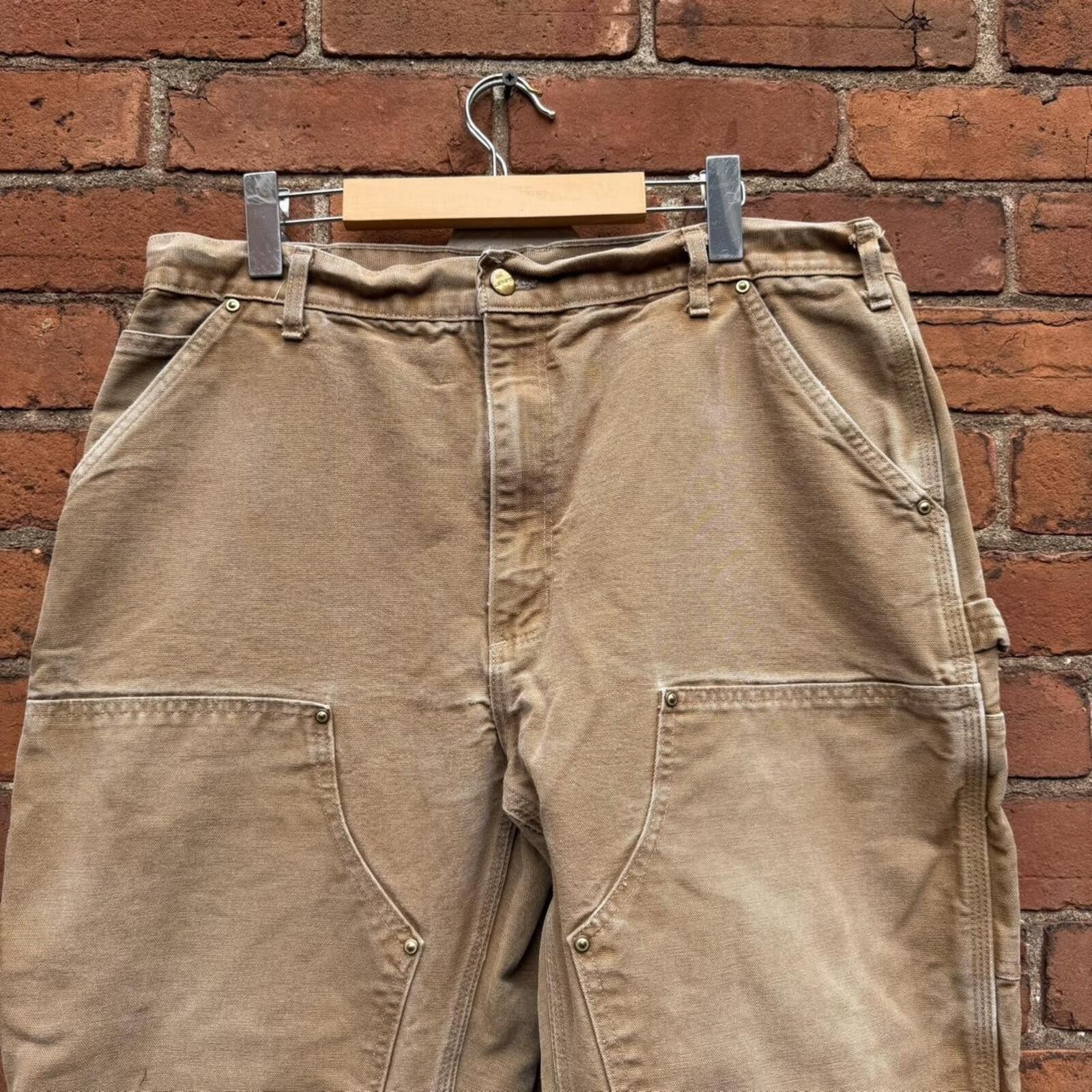 Carhartt vintage carhartt double knee jeans 36x30 Size US 36 / EU 52 - 2 Thumbnail