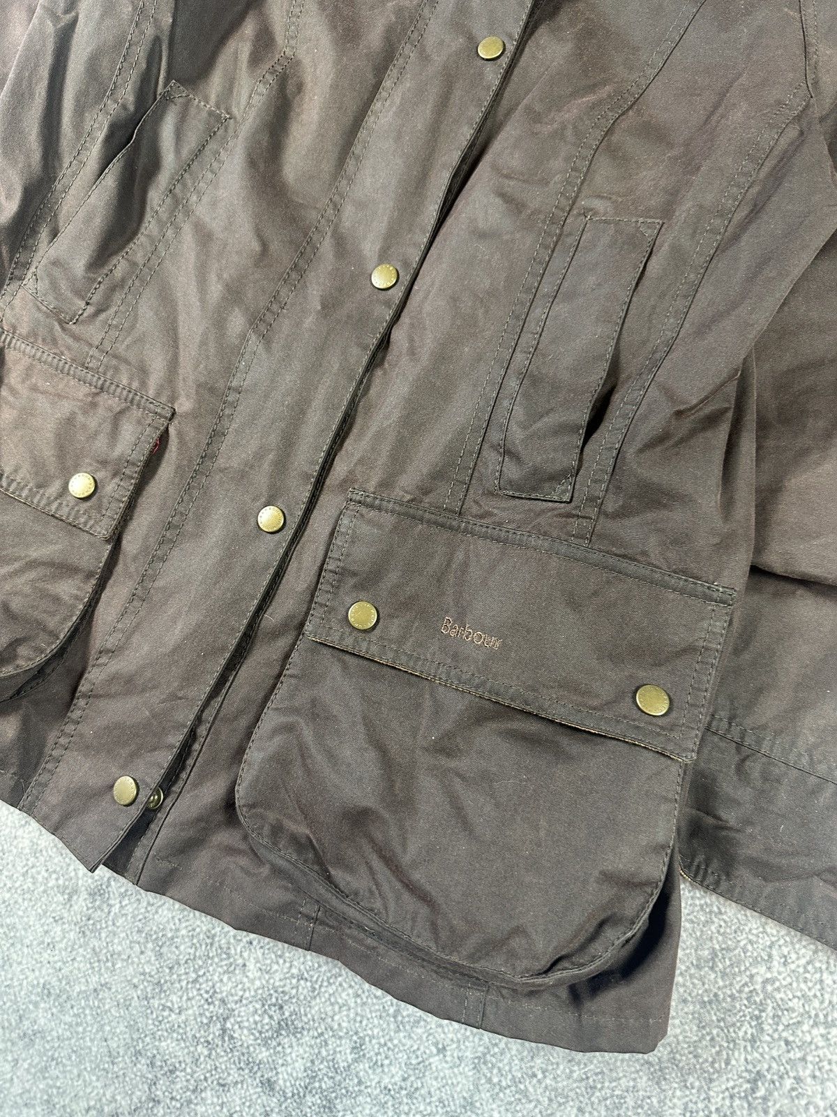Barbour Vintage Barbour Wax Sapper Jacket UK Style Streetwear 8 Size M / US 6-8 / IT 42-44 - 2 Thumbnail