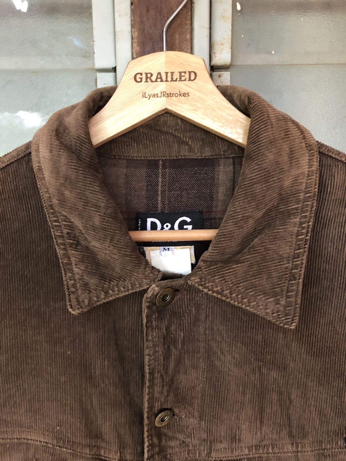Dolce & Gabbana Vintage Dolce and Gabbana Corduroy Denim Jacket Size US M / EU 48-50 / 2 - 3 Thumbnail