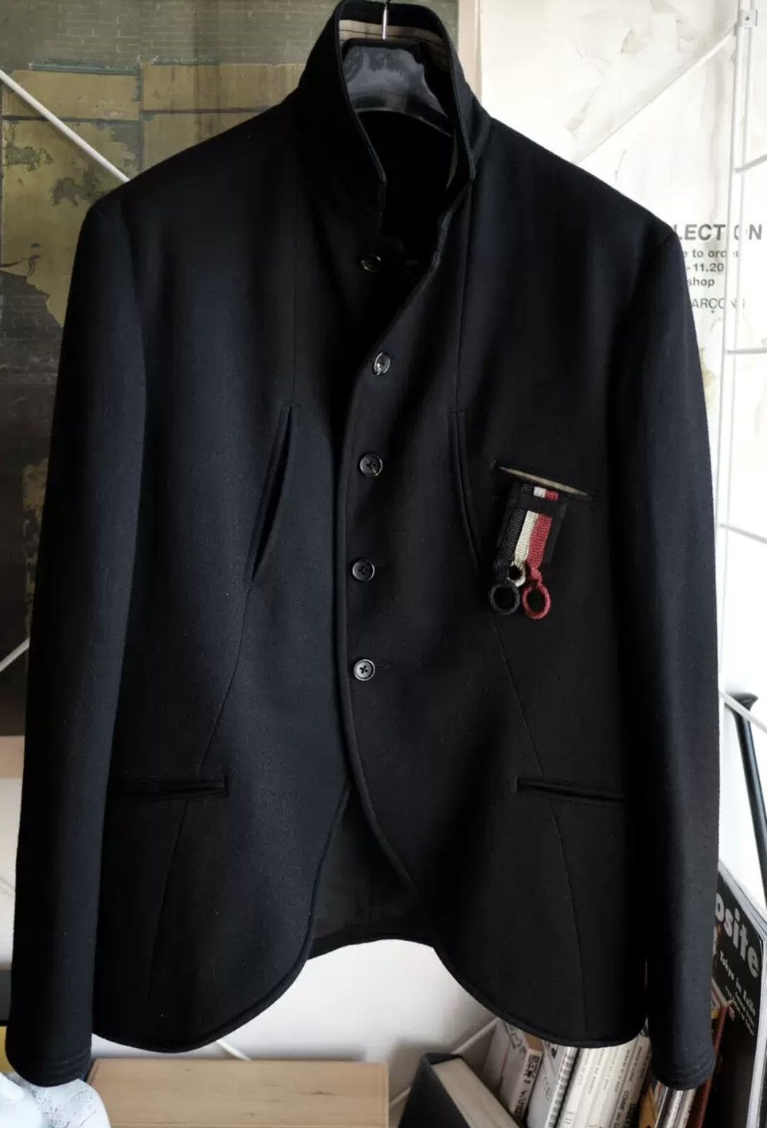 Yohji Yamamoto Yohji Yamamoto 06aw Baroque Badge Jacket Size US XL / EU 56 / 4 - 1 Thumbnail