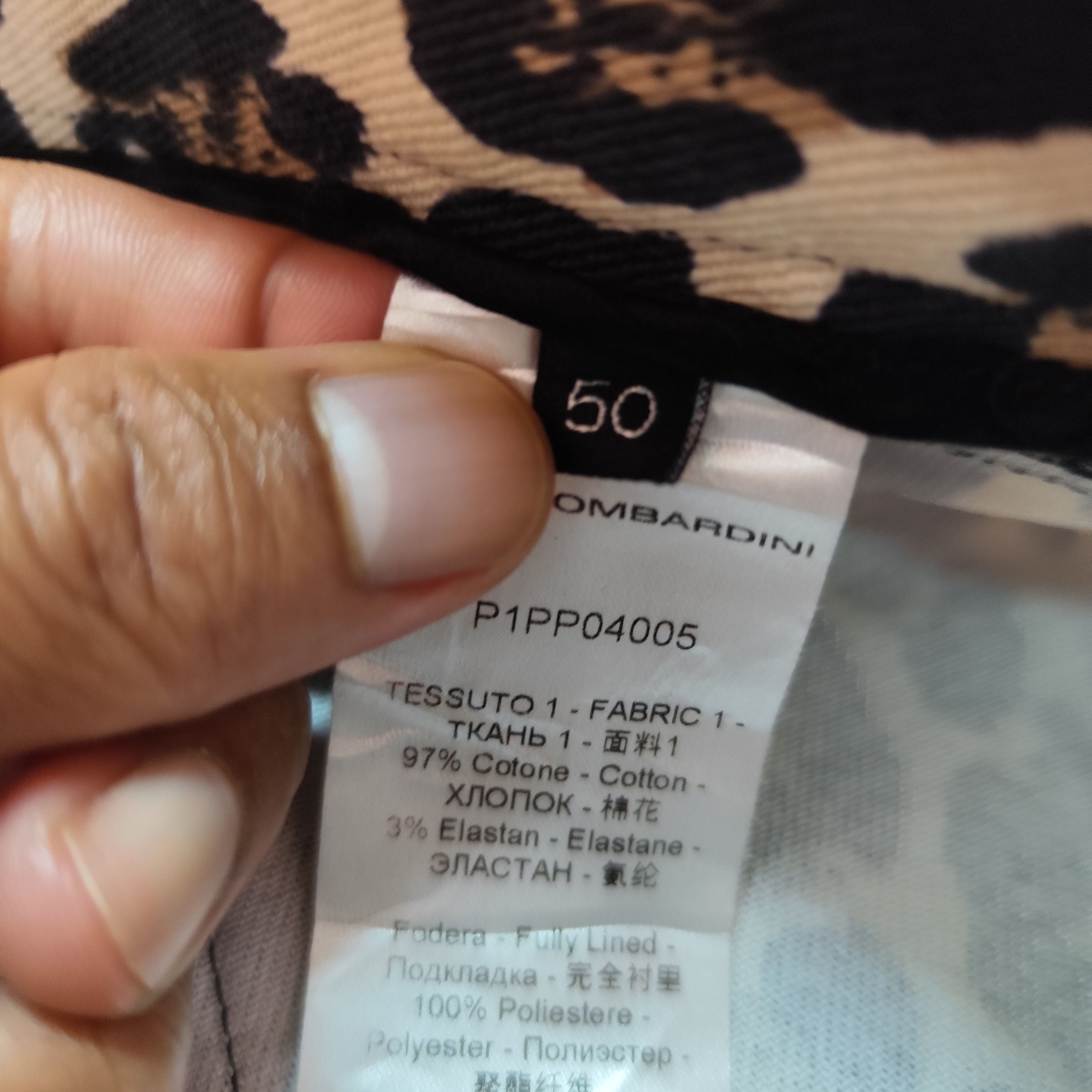 Designer 🇮🇹LEOPARD PRINT PANT BY ATOS LOMBARDINI MADE IN ITALY Size 36" / US 14 / IT 50 - 17 Thumbnail