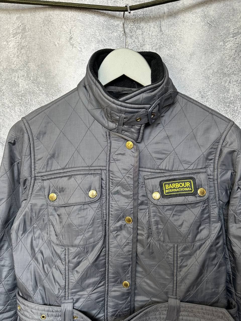 Barbour Barbour International Quilted Jacket with Belt Biker Size L / US 10 / IT 46 - 5 Thumbnail