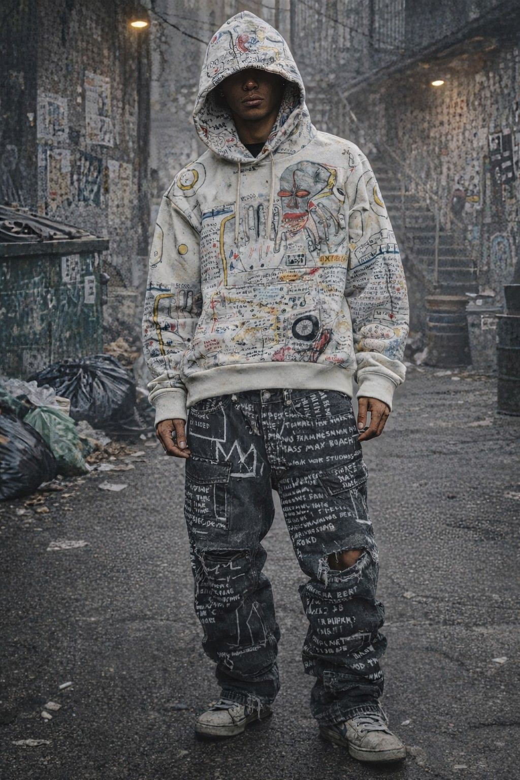 H&M × Jean-Michel Basquiat × Who Decides War Who Decides War x H&M x Jean-Michel Basquiat Hoodie Size US M / EU 48-50 / 2 - 1 Thumbnail