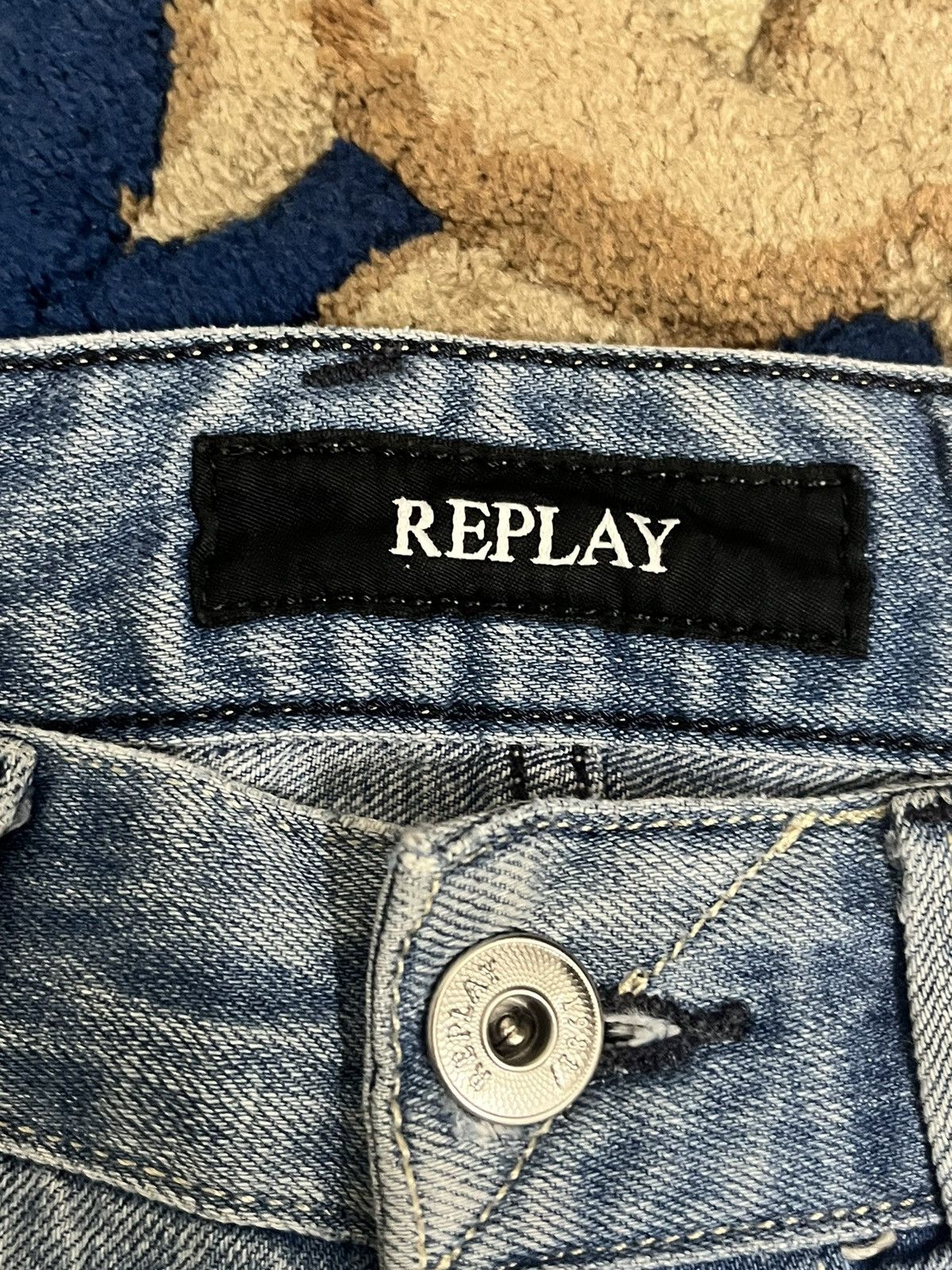 Replay Vintage Replay Distressed Denim Size US 33 - 3 Thumbnail