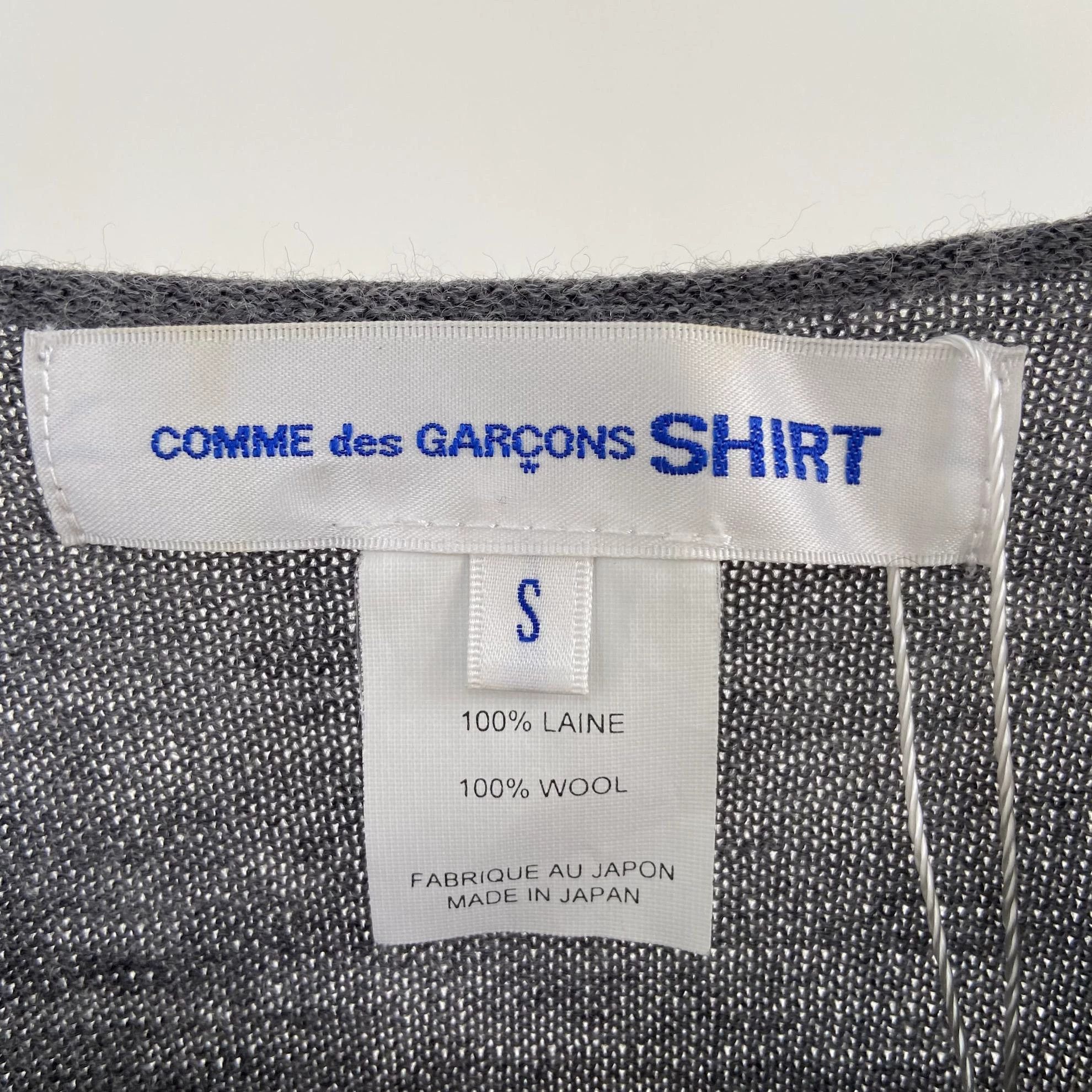 Comme des Garcons SHIRT CDG SHIRT colorblocked knit top S 7087 Size S / US 4 / IT 40 - 5 Thumbnail
