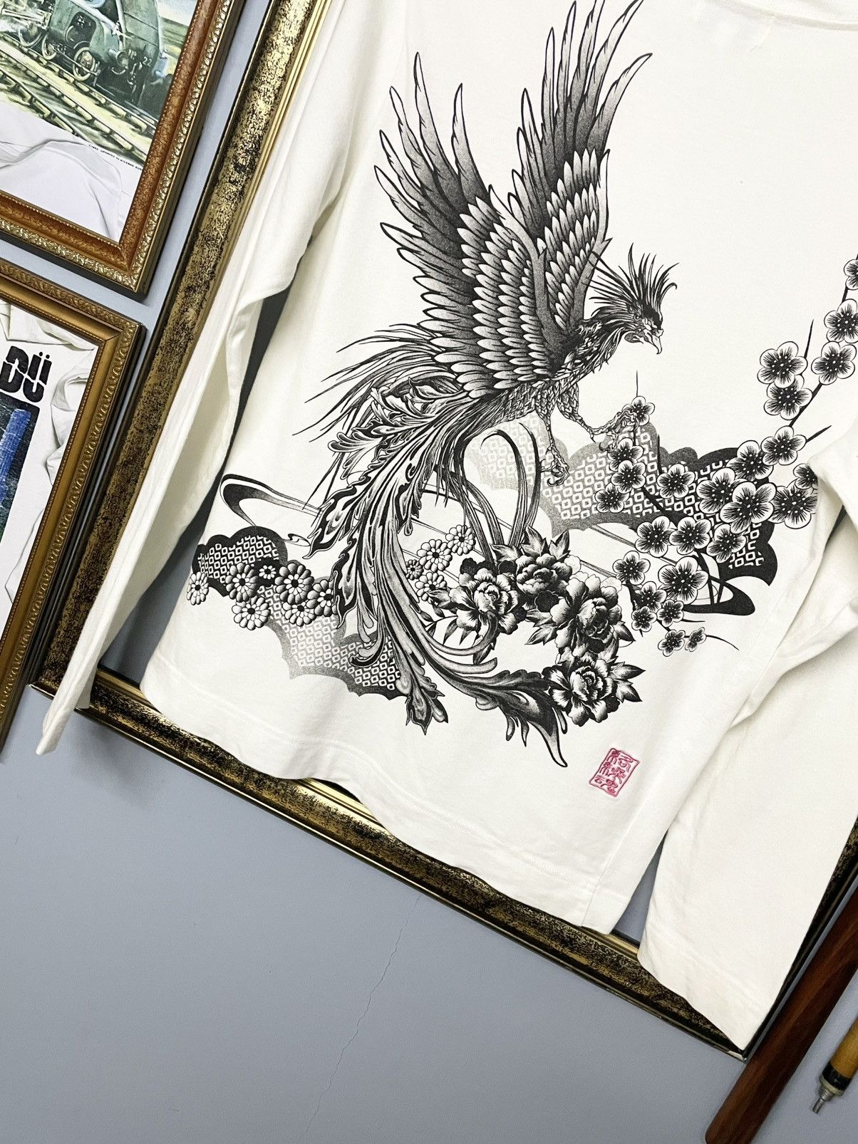 Designer Vintage Og 1990s Japan Designer Karakuri Tamashi Art Tshirt Size US S / EU 44-46 / 1 - 2 Thumbnail