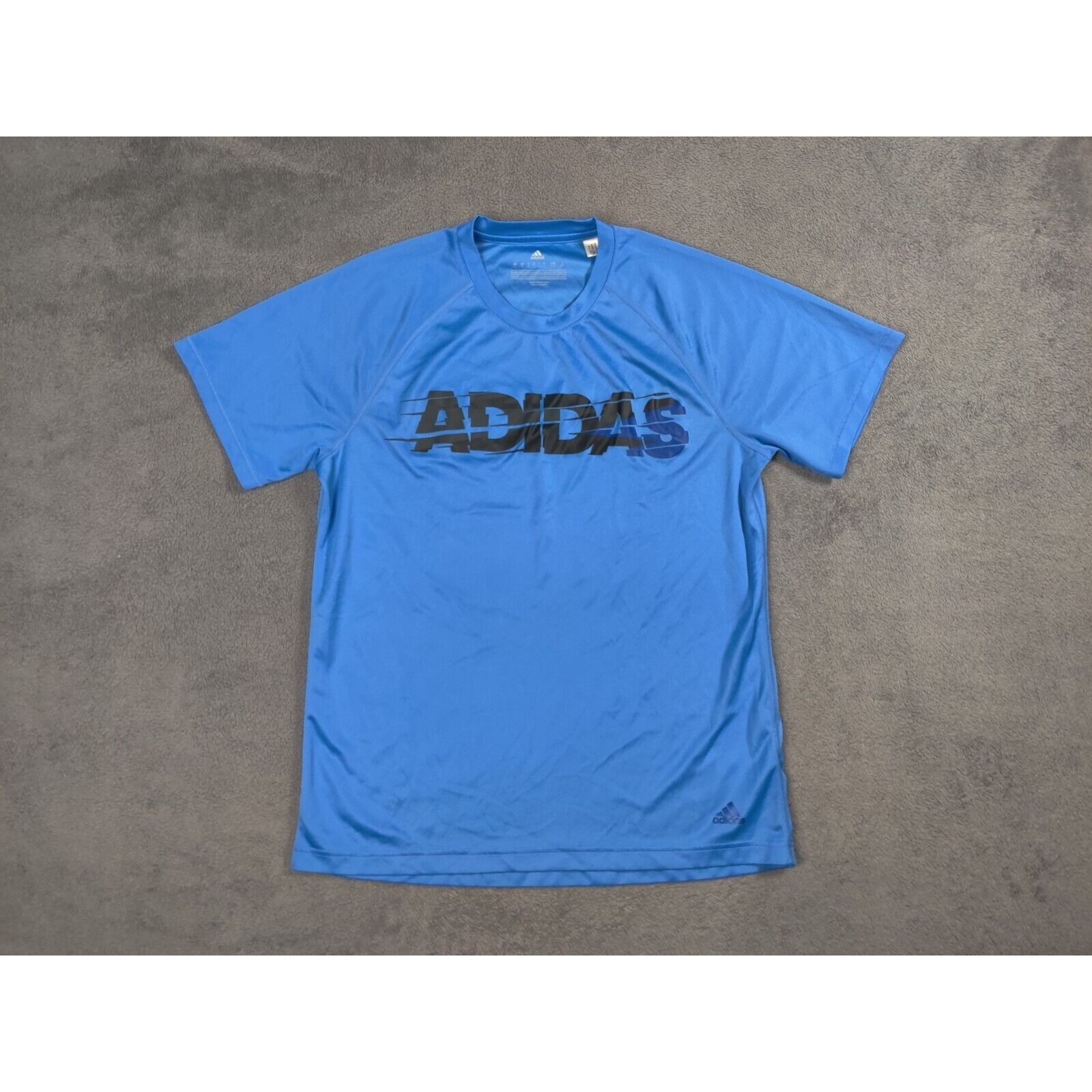 Adidas Adidas Shirt Adult Mens Large Light Blue Spell Out Size US L / EU 52-54 / 3 - 1 Thumbnail