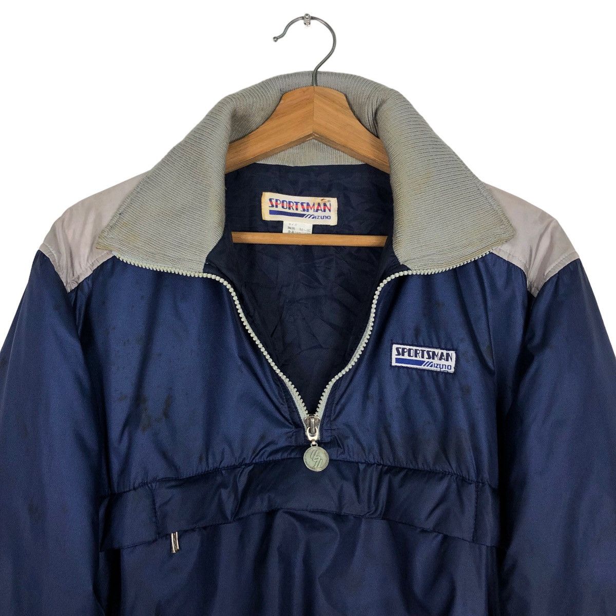 Japanese Brand 🔥Vtg Bomber Jacket Nylon Sportsman Mizuno Rare Design Size US M / EU 48-50 / 2 - 10 Thumbnail