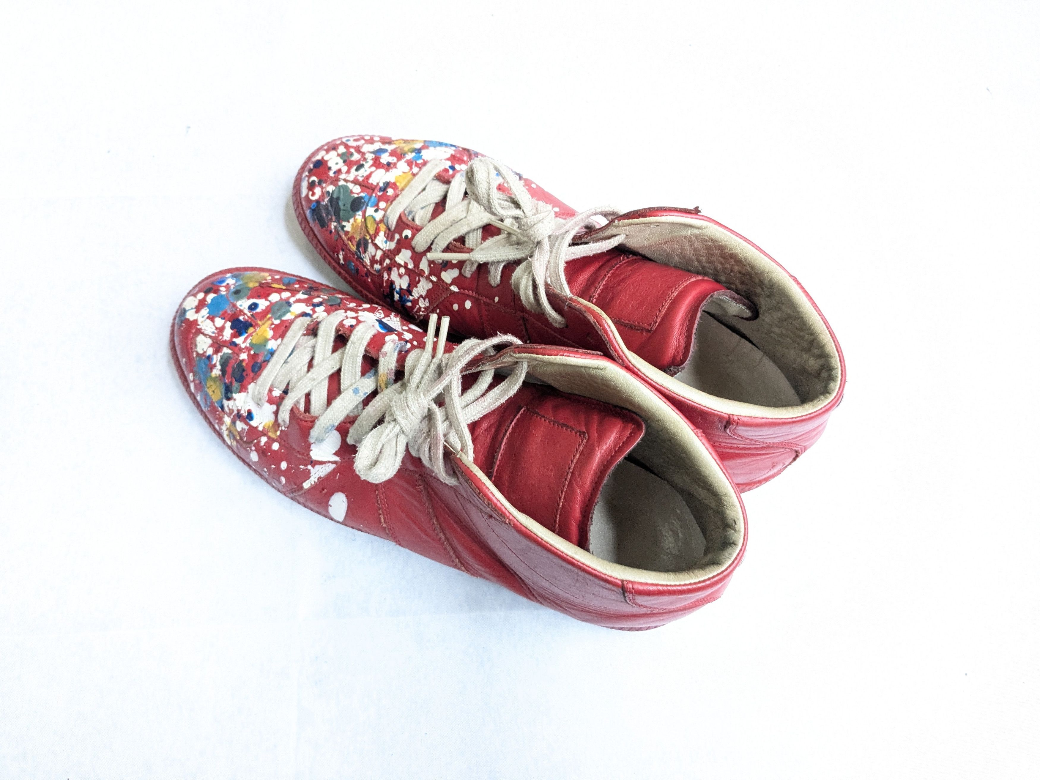 Maison Margiela Maison Margiela Replica GAT Red Paint Splatter 9 42 Size US 9 / EU 42 - 11 Thumbnail