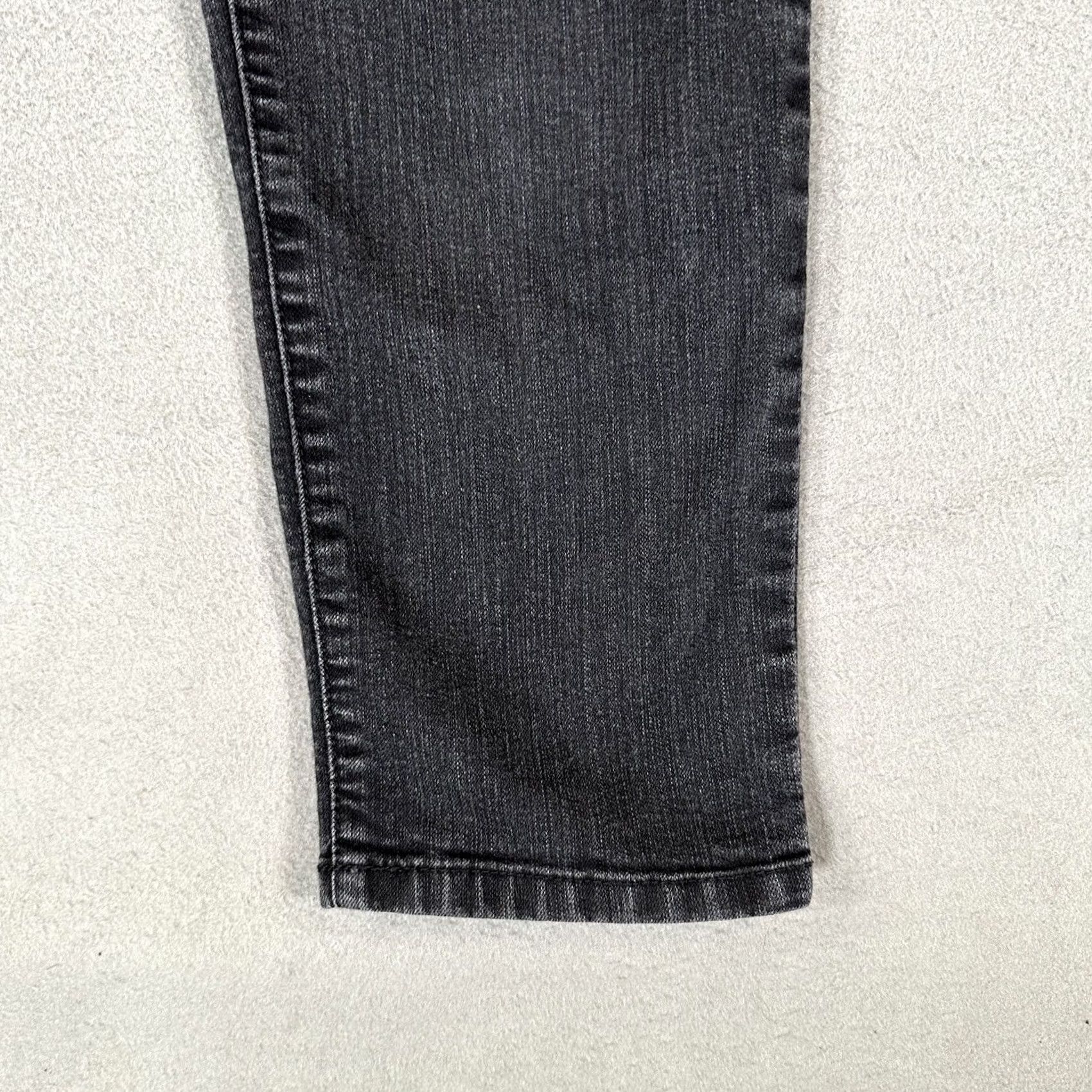 Vintage Chico's Platinum Jeans Womens 0.5 Black Denim Ultimate Fit Mid Rise Size 25" / US 0 / IT 36 - 5 Thumbnail