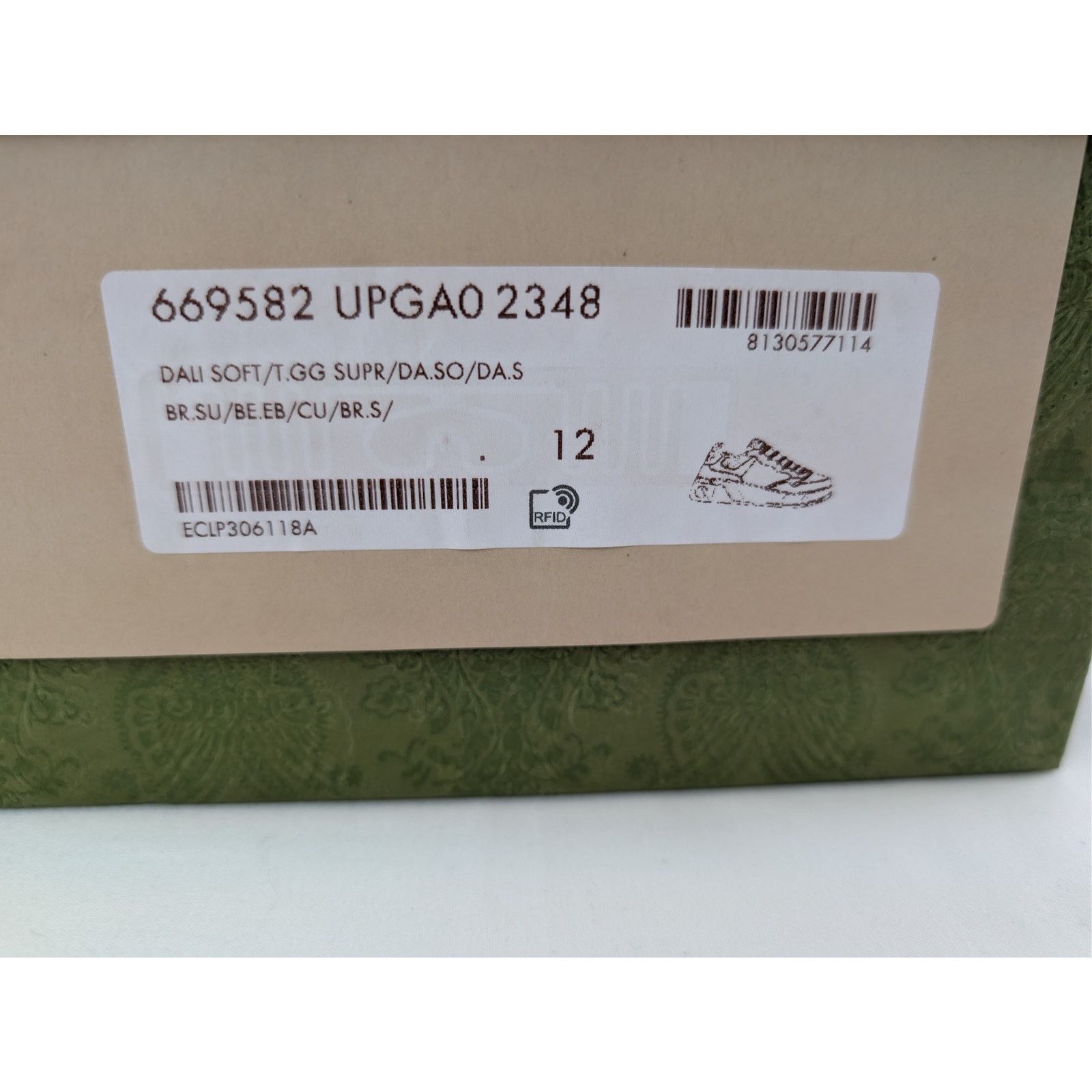 Gucci o1rshd1 GG Supreme leather-trimmed chunky sneakers in Brown Size US 12.5 / EU 45-46 - 22 Thumbnail