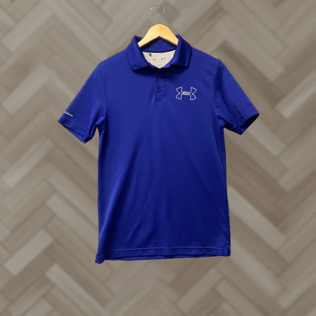 Under Armour Under Armour Polo Shirt Mens Size S Small Blue HeatGear Golf /110-58 Size US S / EU 44-46 / 1 - 1 Thumbnail