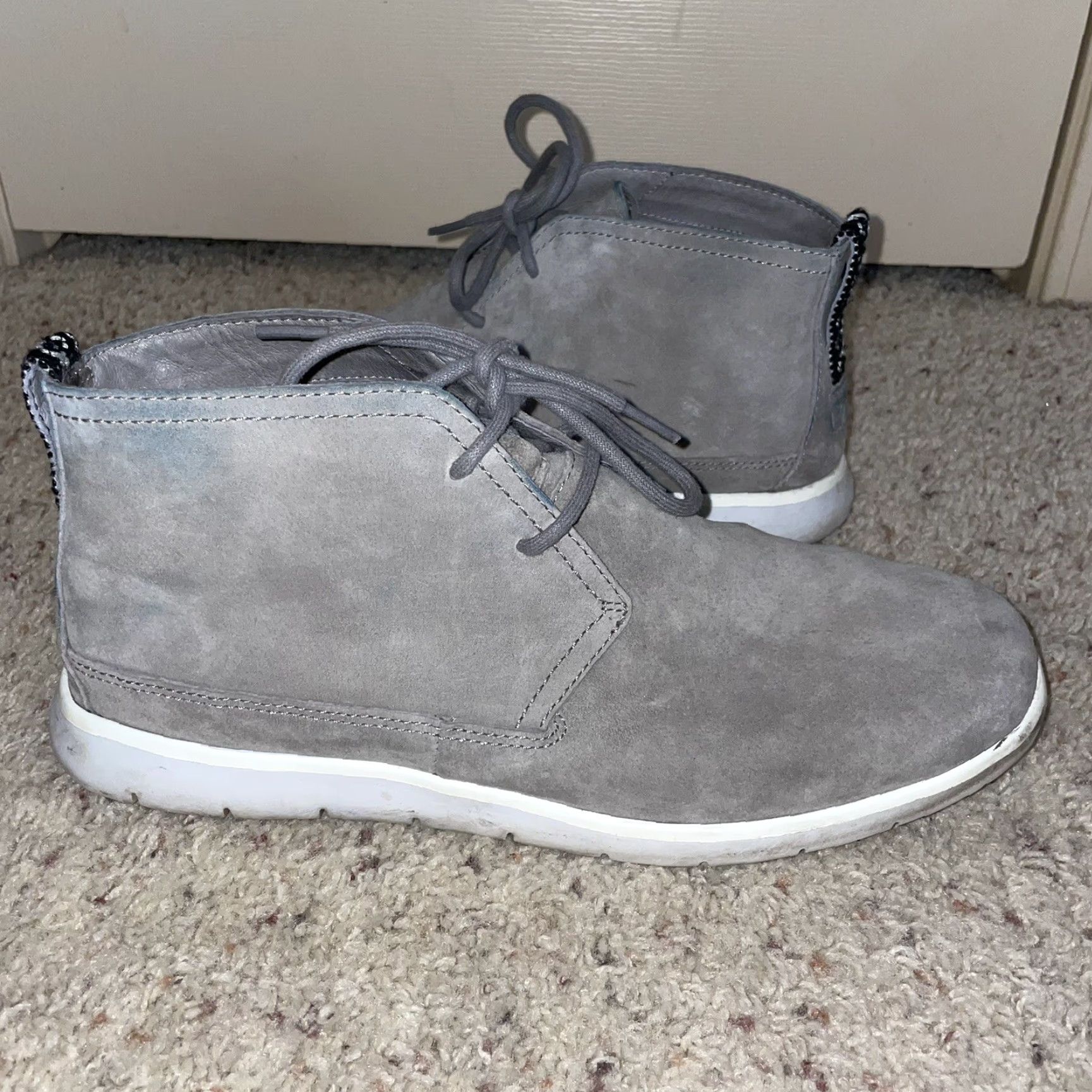 Ugg UGG Freamon Leather Chukka Boots Gray 9.5 Men US Size 9.5 Leather Upper Outsole Australia Style Mens Size US 10 / EU 43 - 6 Thumbnail