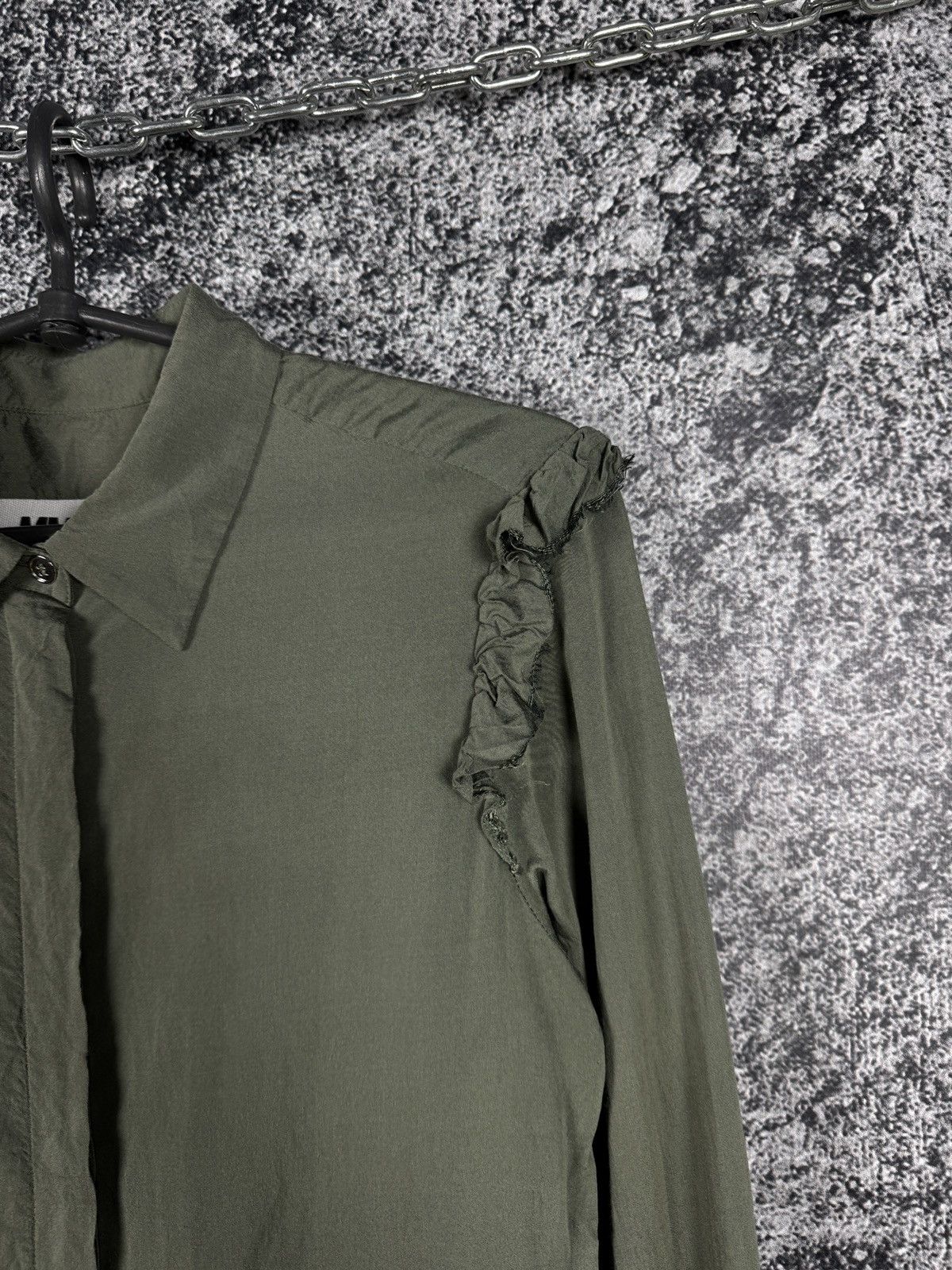 Maison Margiela Maison Margiela Paris Long Sleeve Designer Shirt Button Up Size S / US 4 / IT 40 - 2 Thumbnail