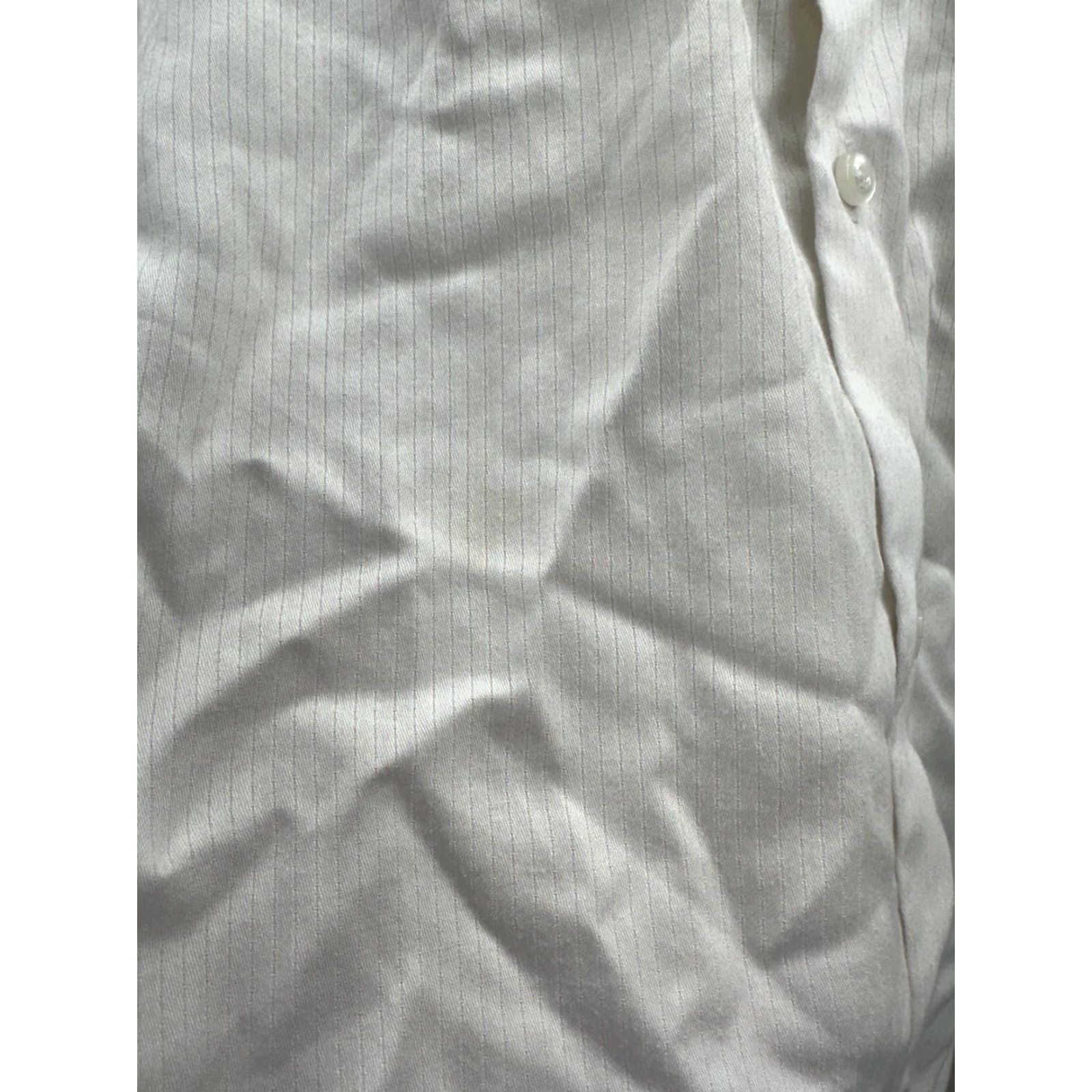 Enro Enro Mens Shirt Button-Up Size 17.5 White Collared Short Sleeve Stained All Seasons Pockets Regular Mens 90s Size US XXL / EU 58 / 5 - 7 Thumbnail