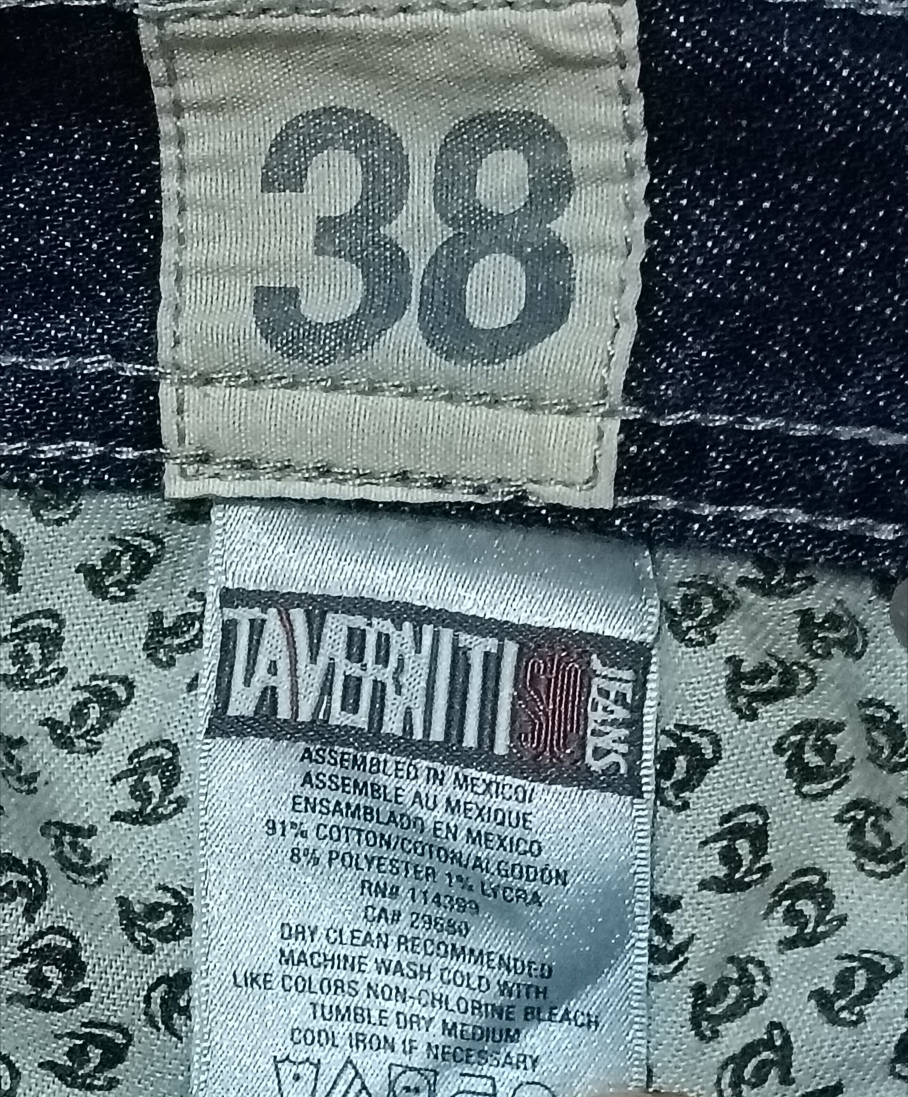 Jimmy Taverniti JIMMLY TAVERNITI SO SEASONED BUTTON-FLY FLARED JEANS Size US 40 / EU 56 - 6 Thumbnail